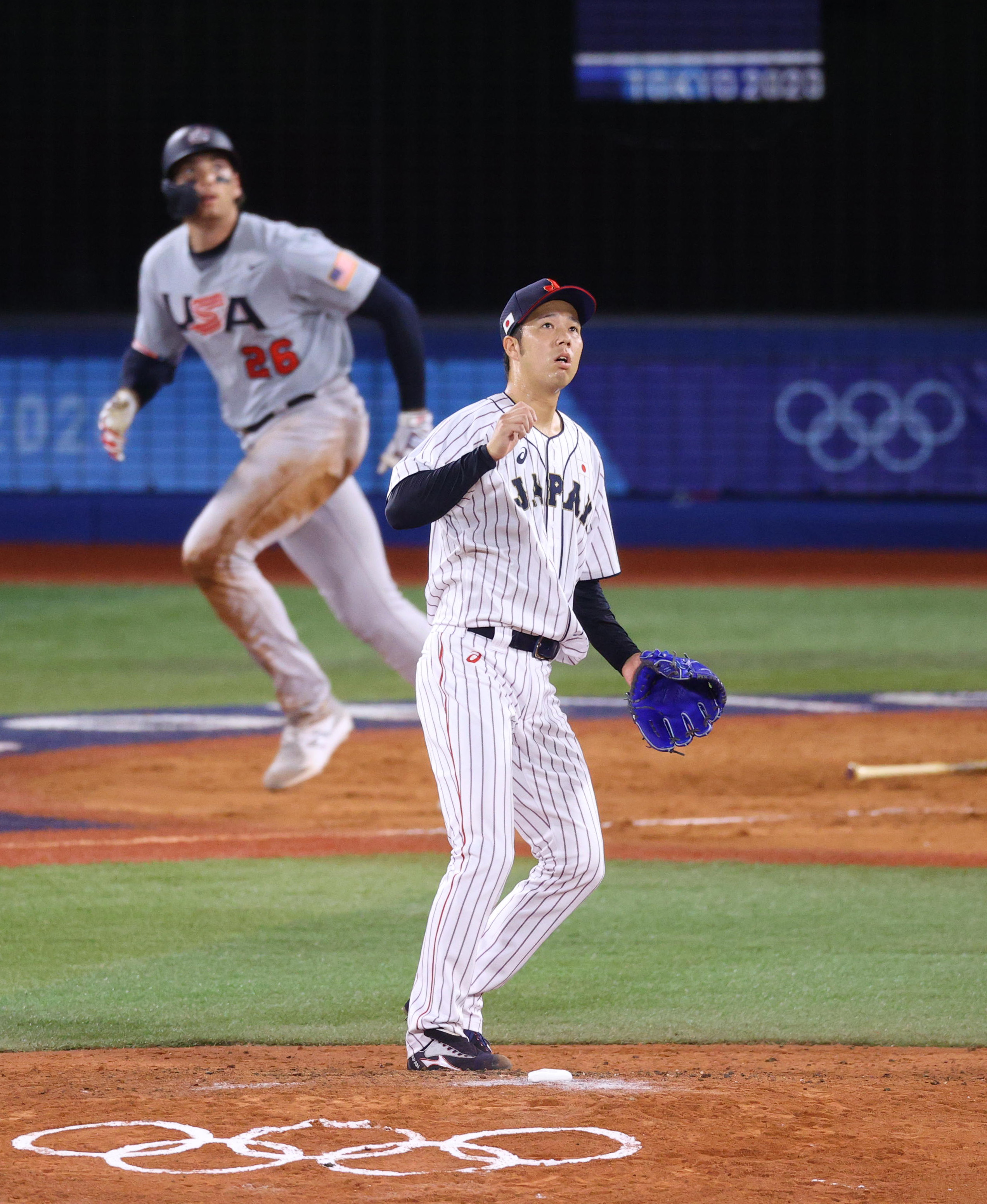 侍ジャパン 青柳が同点の五回に登板して勝ち越し３ランを被弾 野球 サンスポ