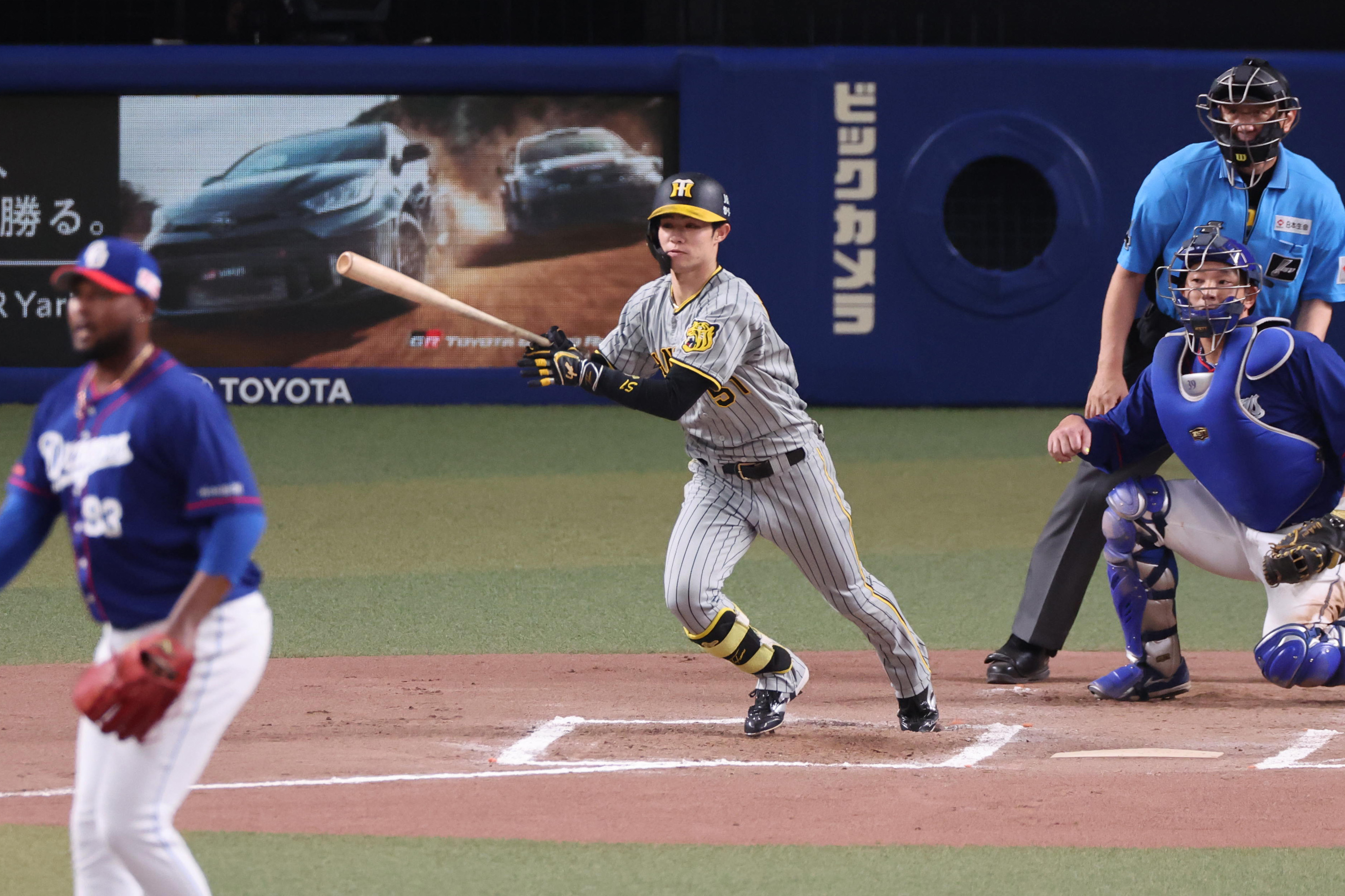 阪神・中野拓夢が意地の一打 ７試合ぶりの打点でこの試合３度目の勝ち越し 佐藤輝明も続いた！ - サンスポ