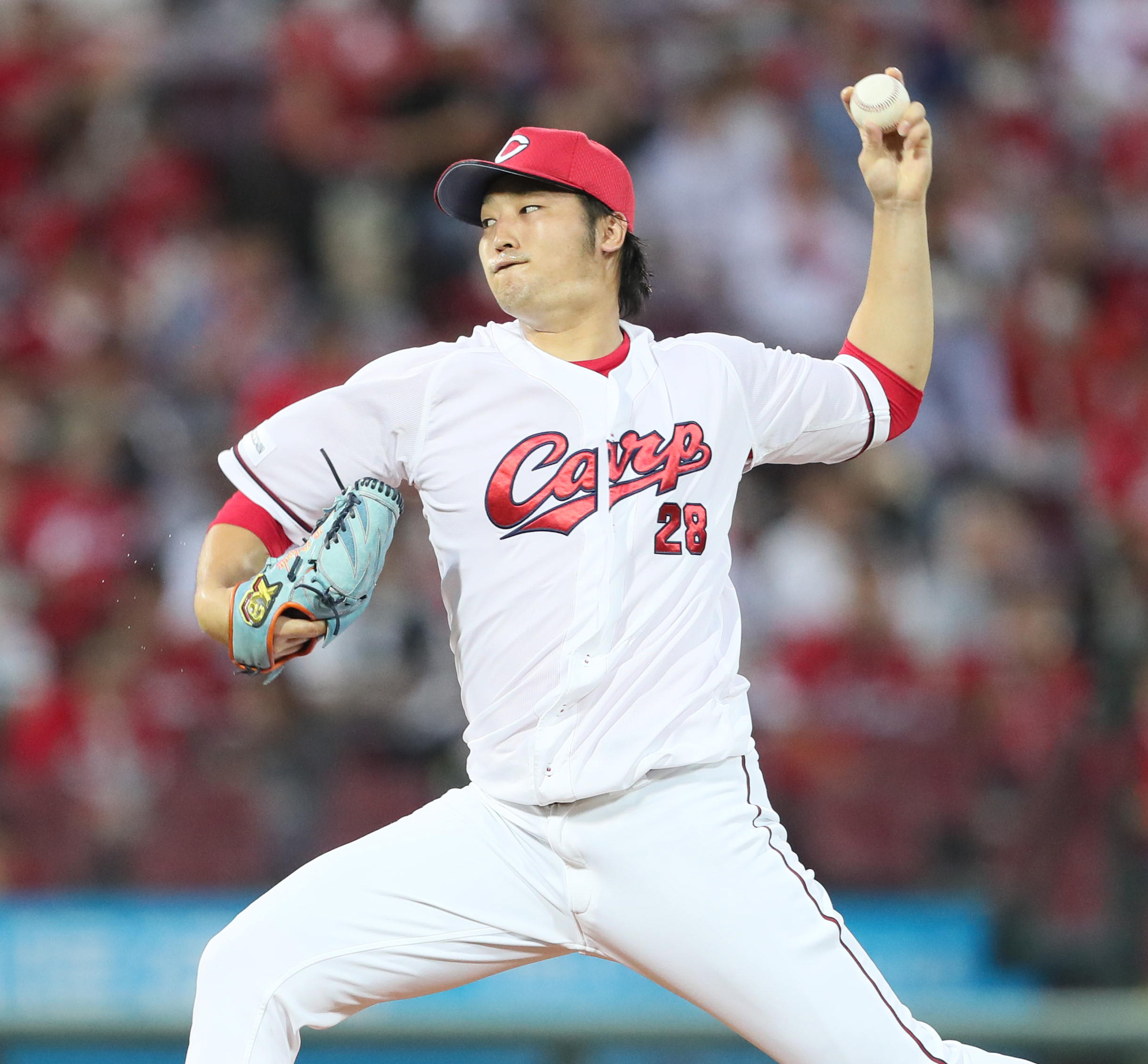 広島・床田、八回途中無失点で自己最多１１勝　プロ初猛打賞！「マジでクソうれしい」