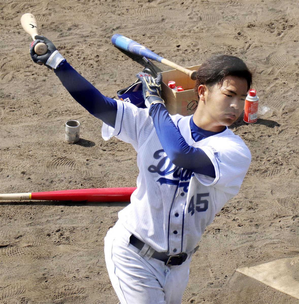激レア 近江高校ユニフォーム 土田龍空選手サイン入り 中日・土田龍空