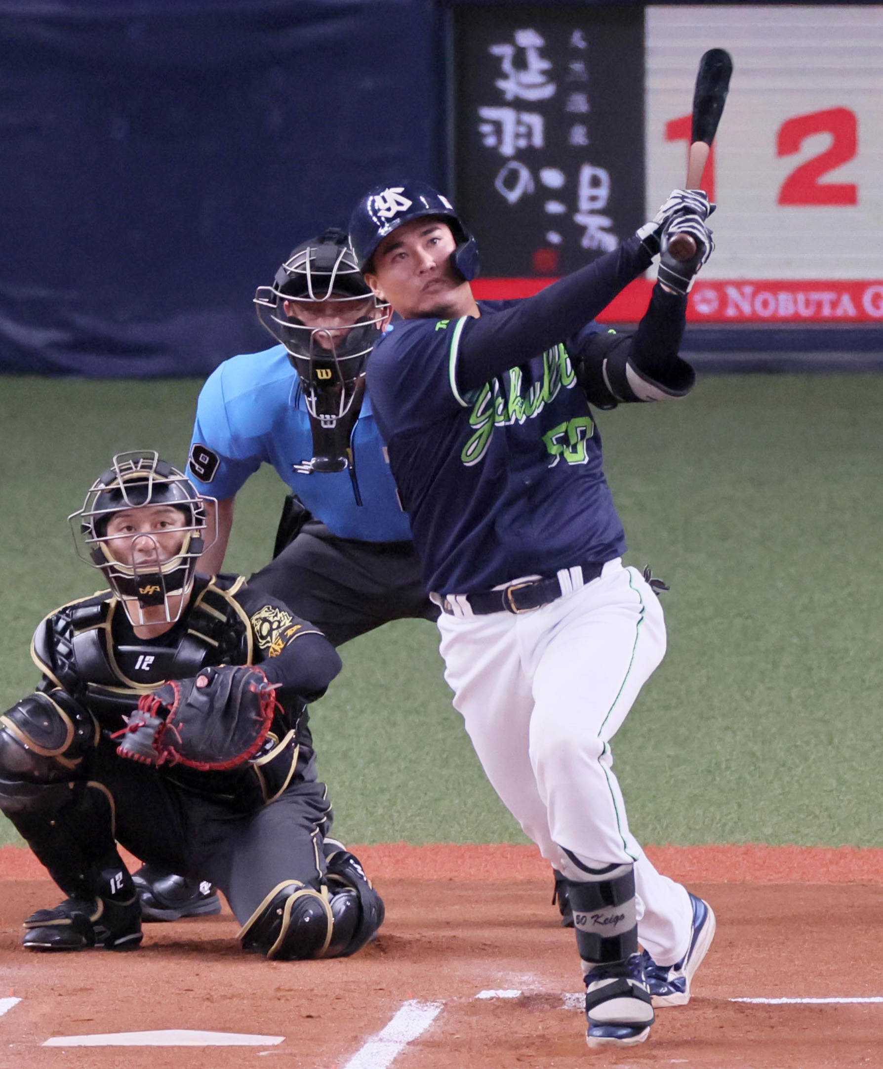 ヤクルト・北村恵吾、またも代打で2号ソロ「初球から積極的に仕掛けて