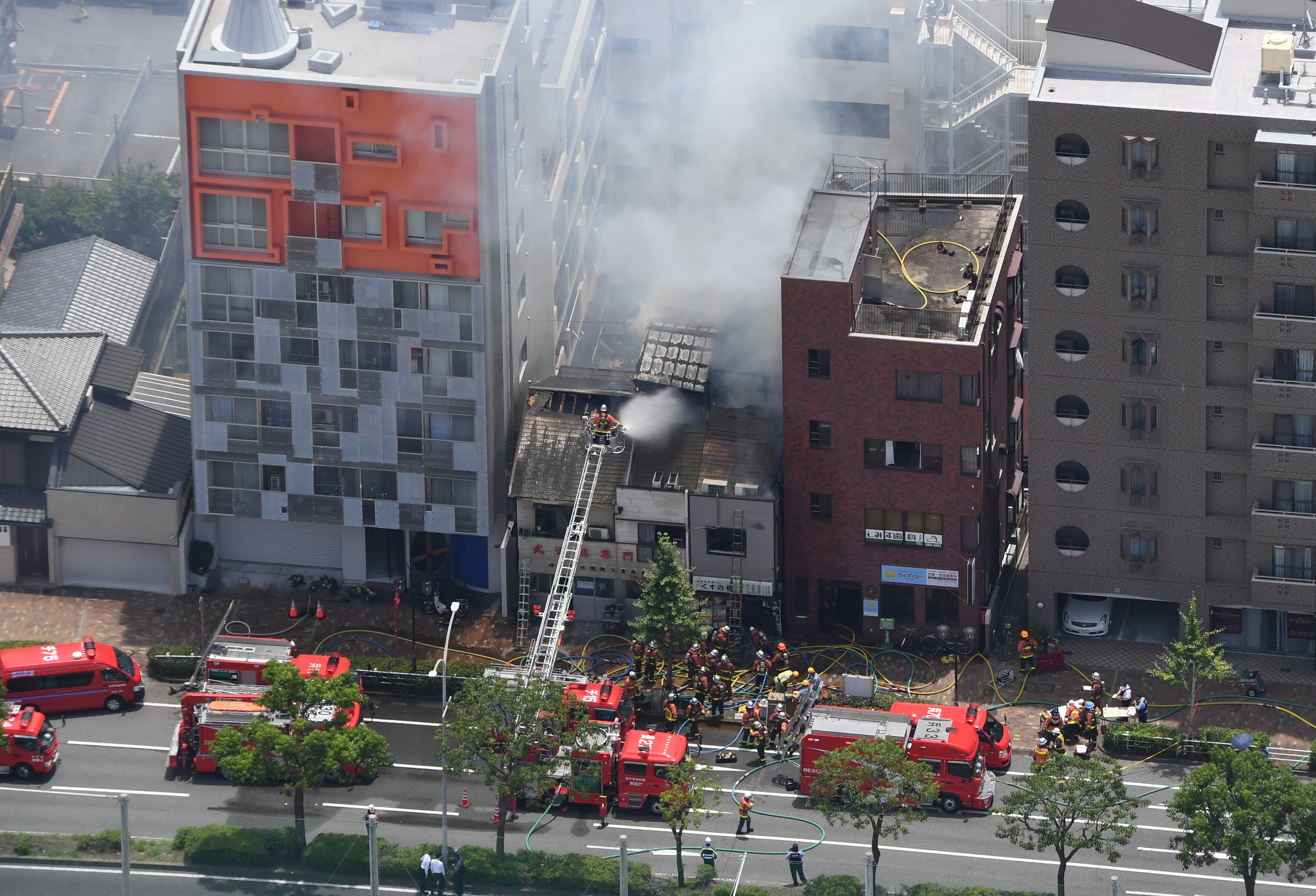 神戸 市 火事 ツイッター
