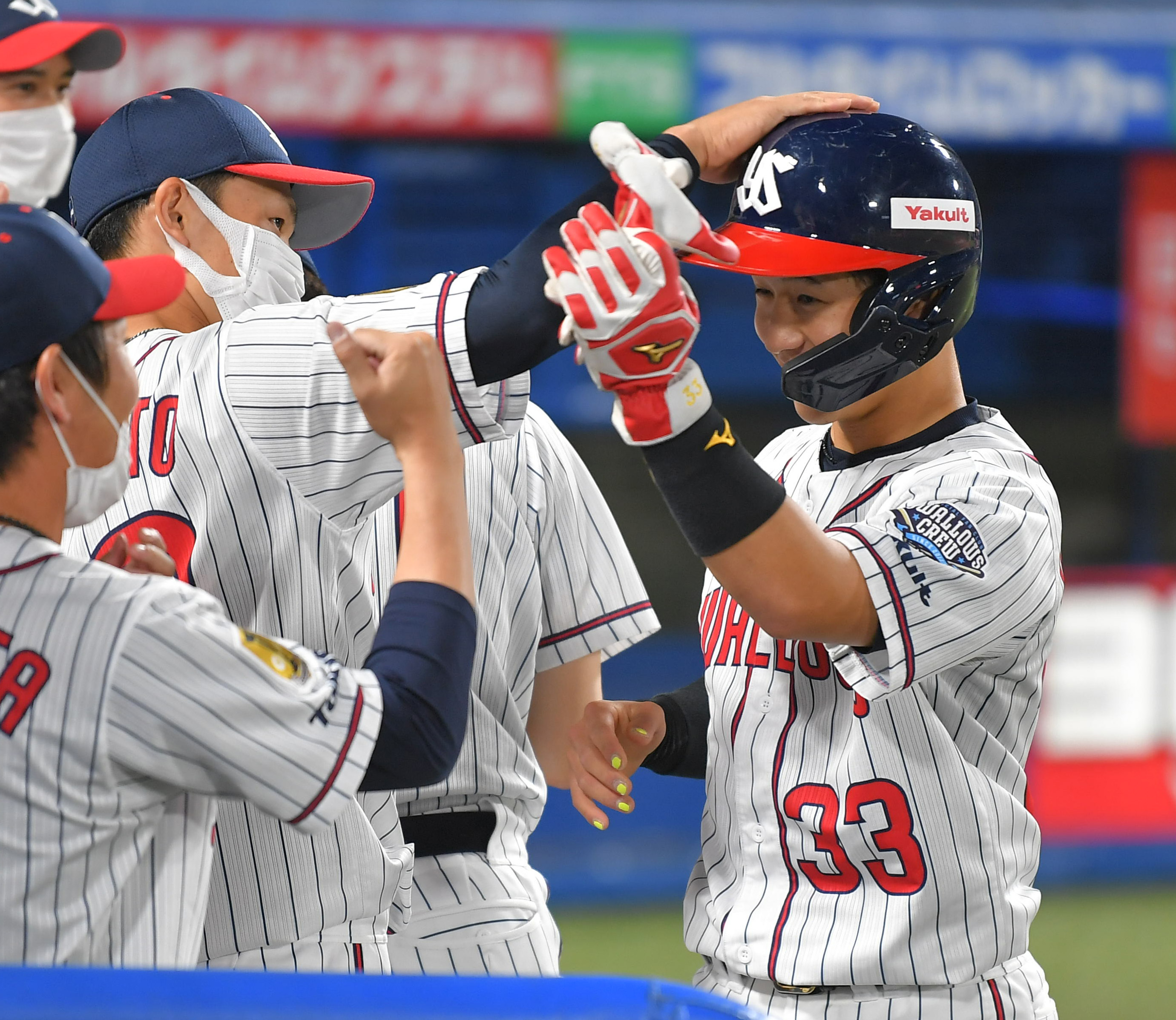 ヤクルト・内山壮真、大谷バットでV打 4年ぶり6カード連続勝ち越し