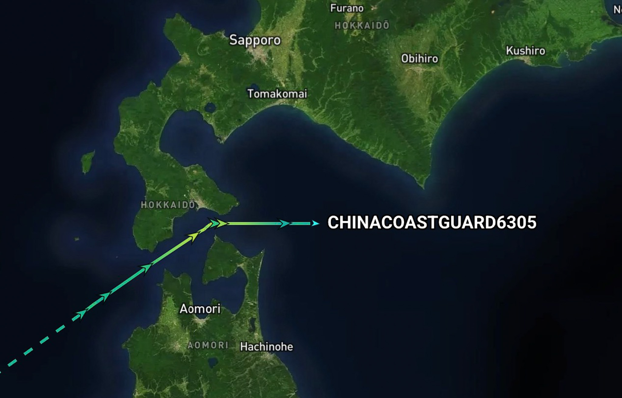 動画】中国海警船2隻が津軽海峡を通過、漁業監視で太平洋へ 1隻は過去