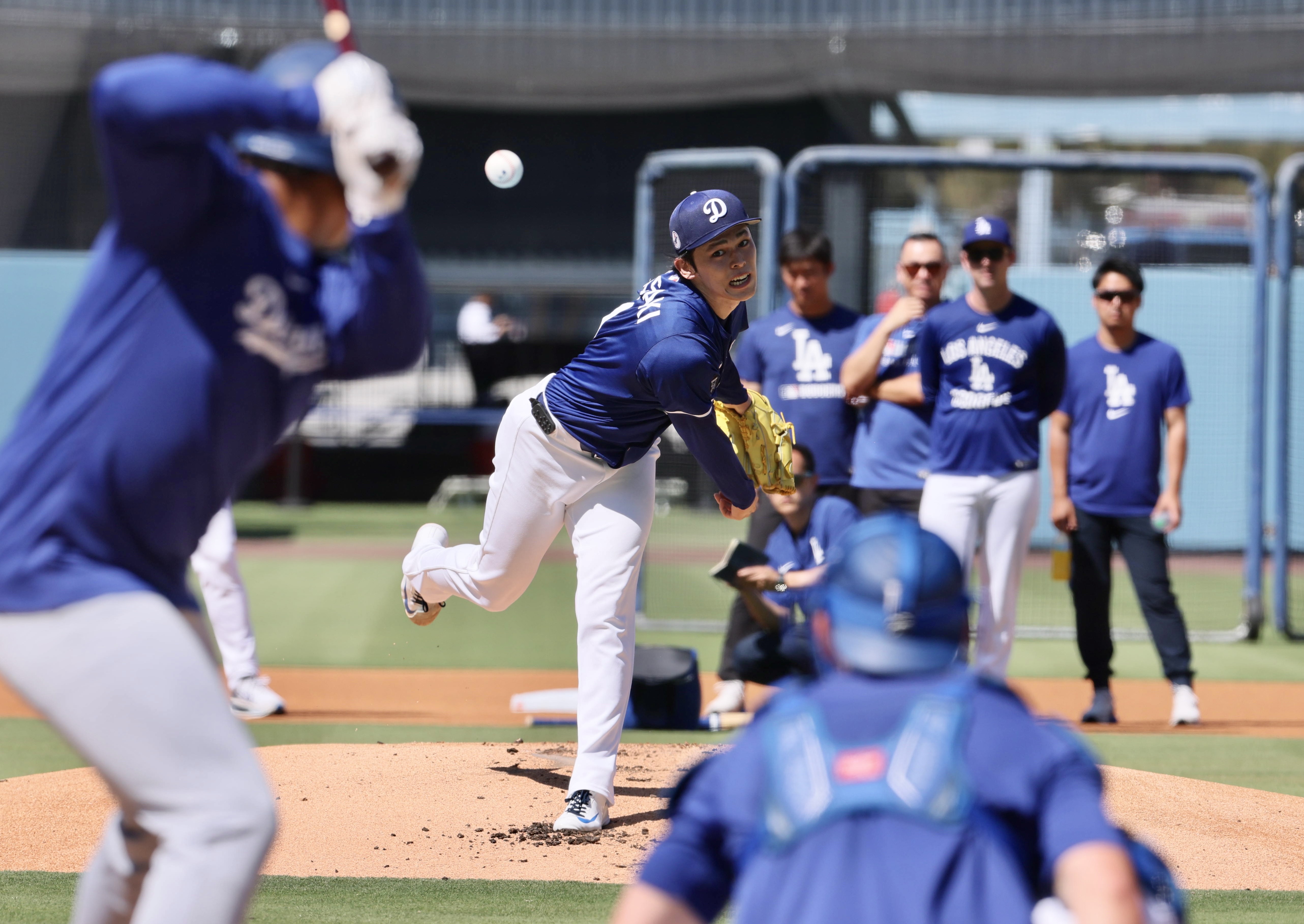 MLB】佐々木朗希がライブBPで最速156キロを計測 ロバーツ監督