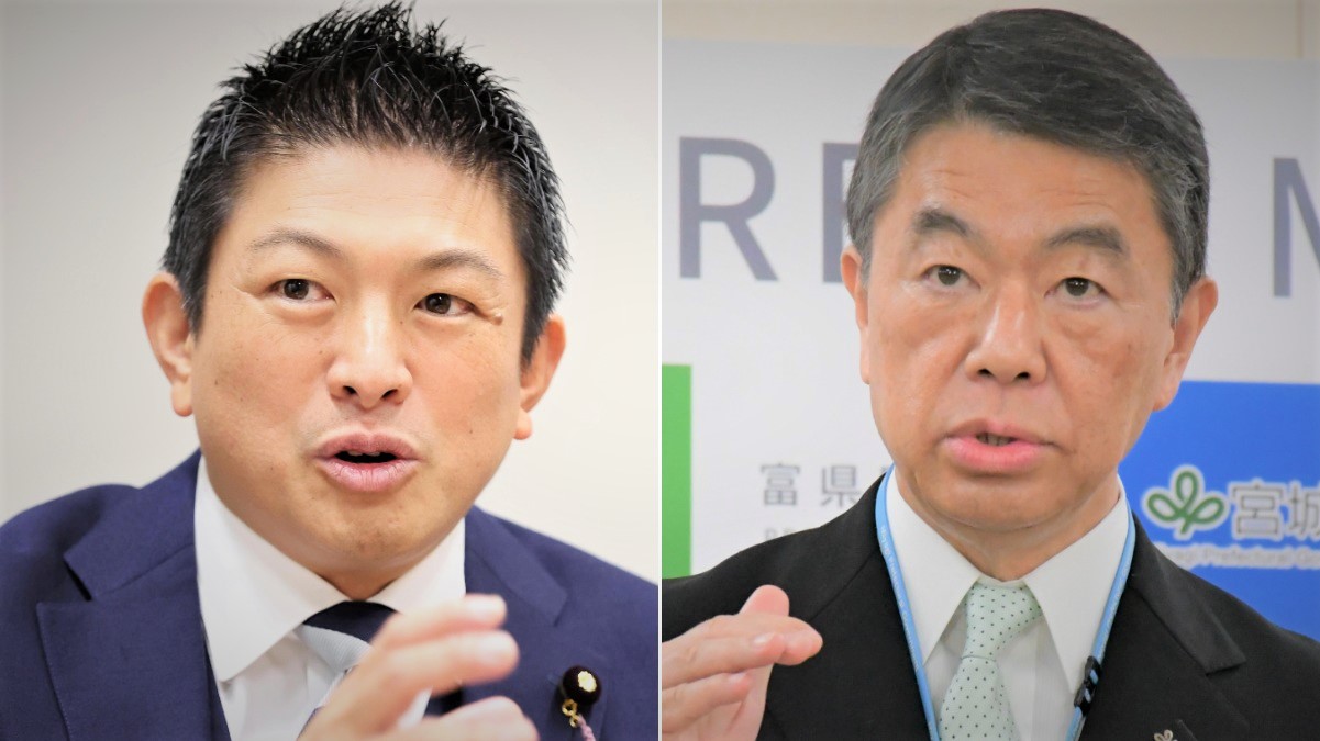 参政党神谷氏、宮城県知事選に擁立検討表明 村井知事に「選挙で白黒