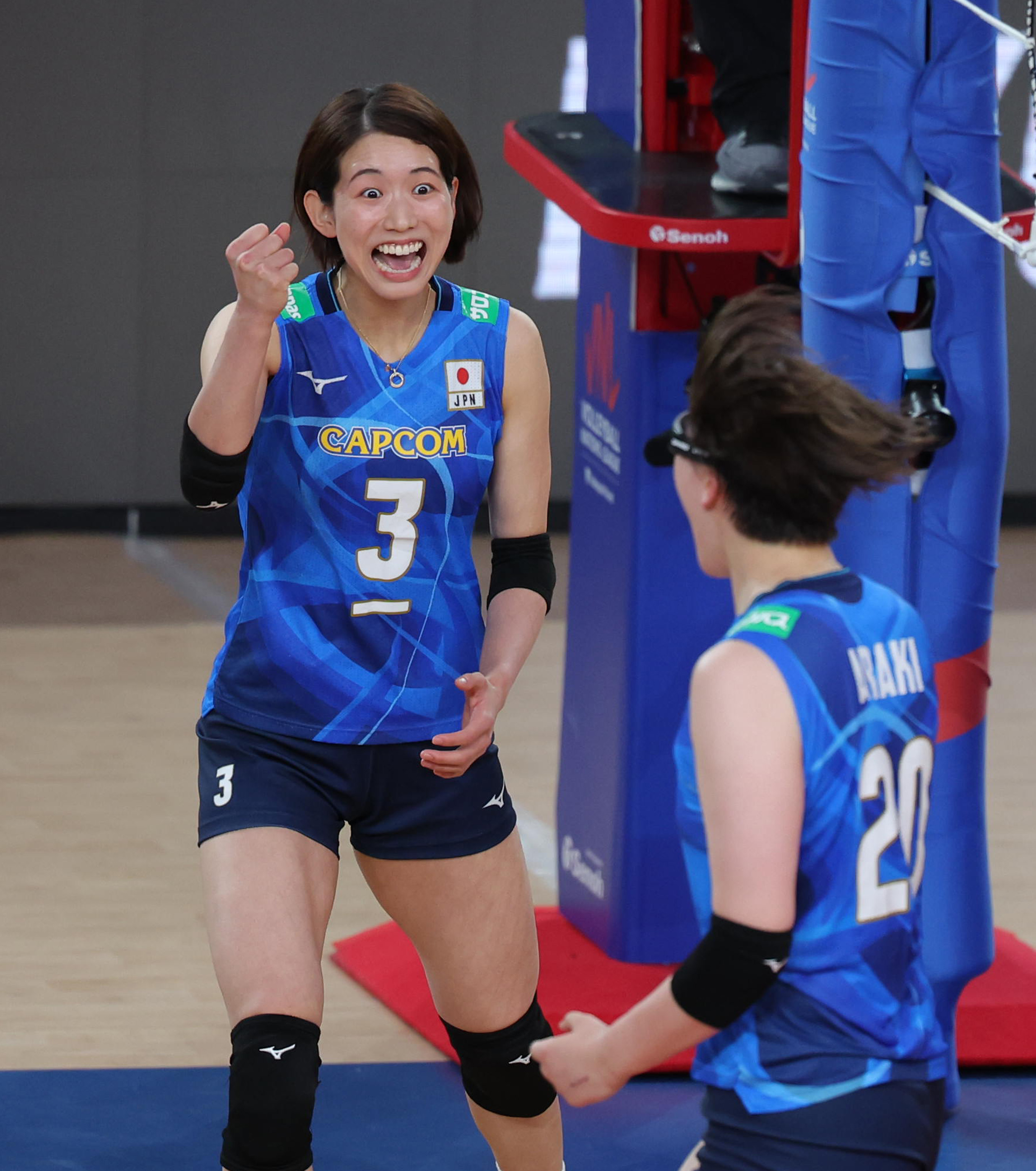 日本、セルビアに3―0で快勝、決勝大会へ バレーボールのネーションズ