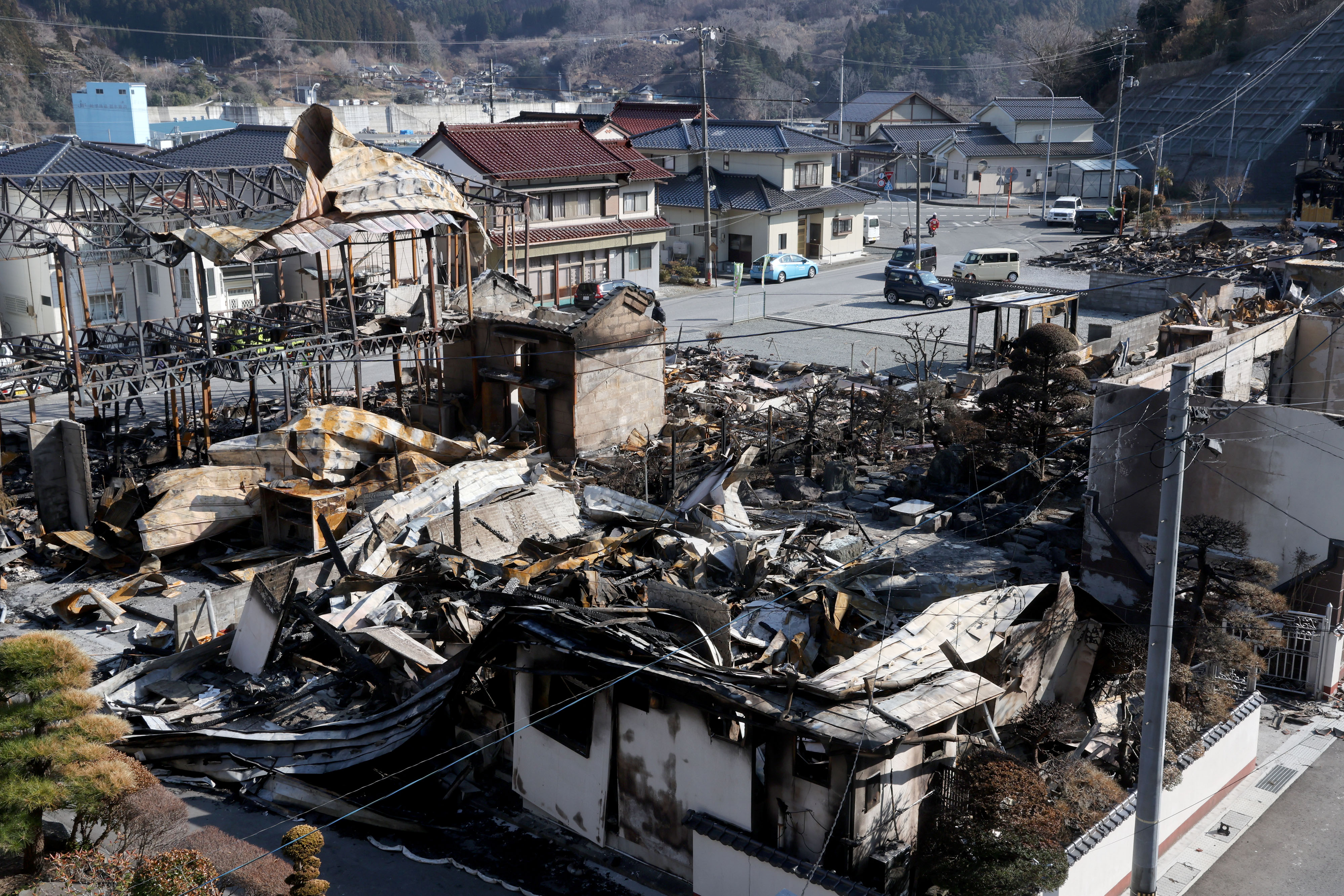 動画】山火事で全焼「何も残っていませんね」 避難指示解除の大船渡市