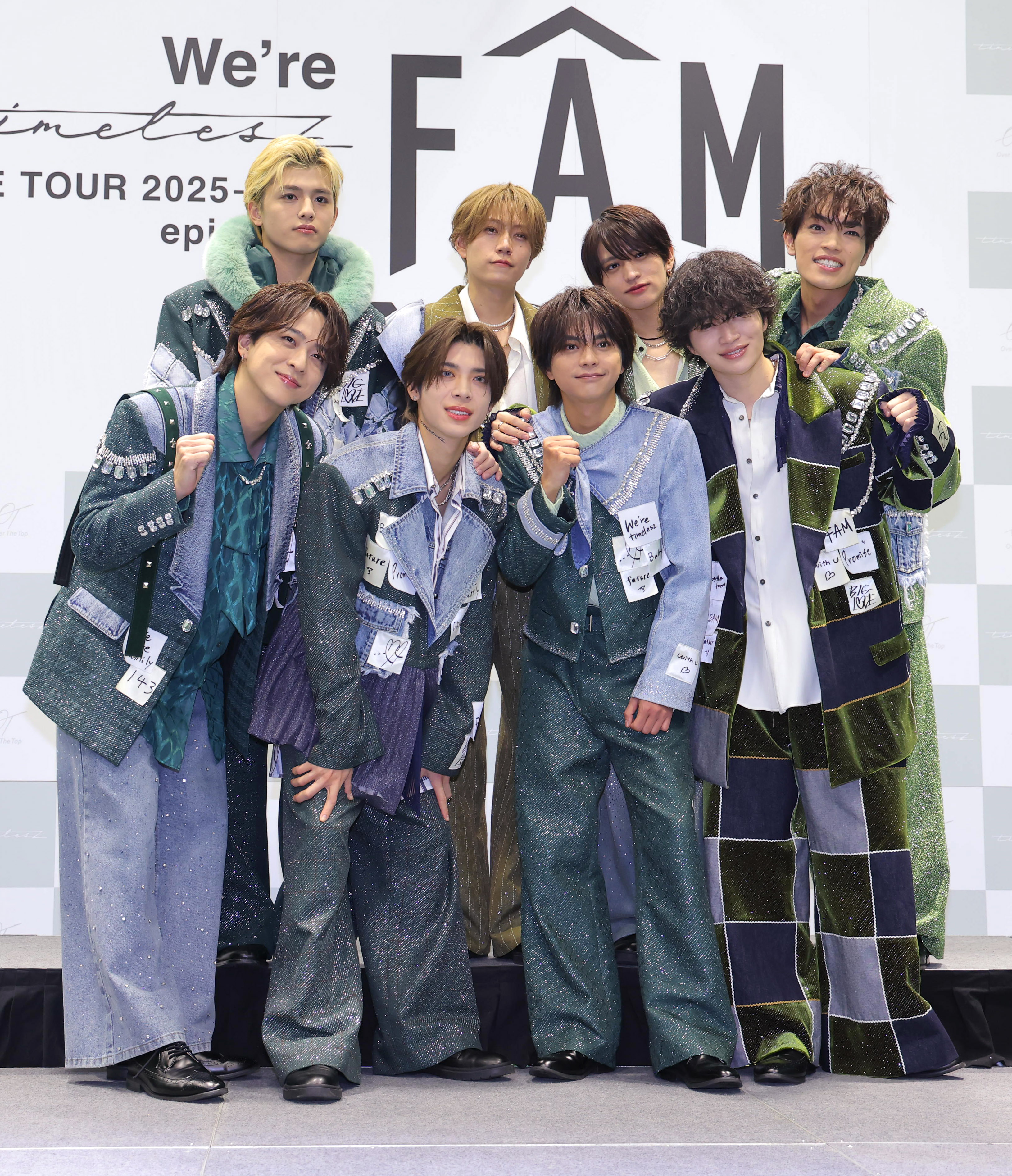 timelesz、新体制発足1周年 8人でたどり着いた夢の東京ドーム 4・29に