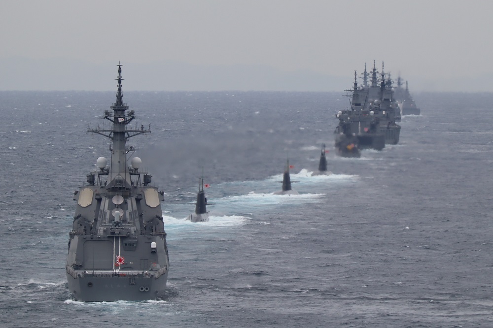 軍事のツボ】空から見た国際観艦式参加艦艇（1/3ページ） - zakⅡ