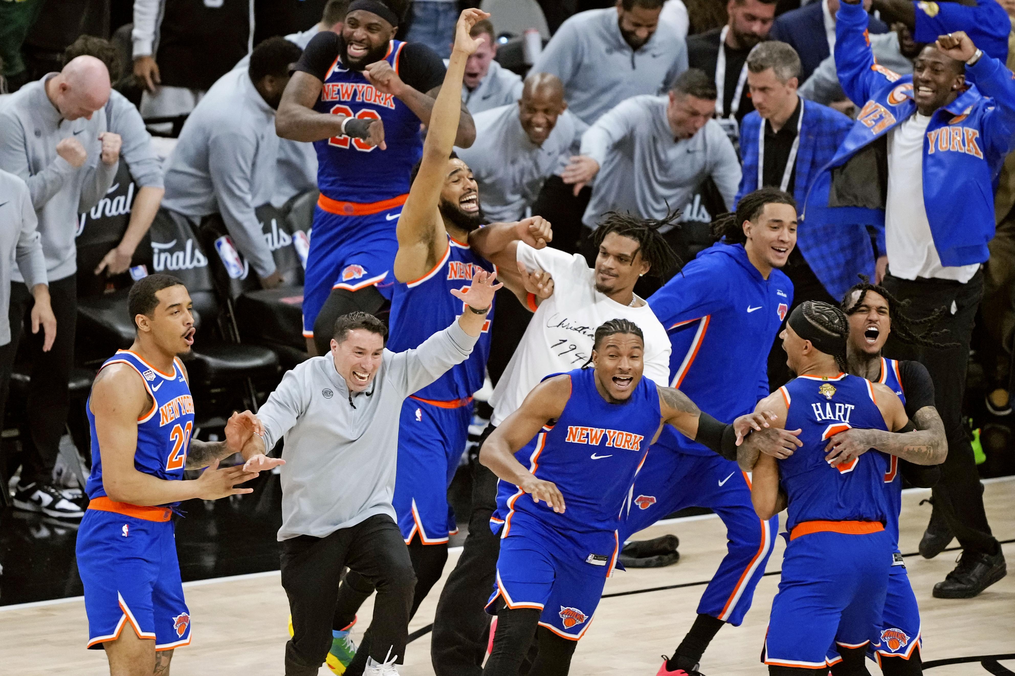 NBAニックスが53季ぶり優勝 エースのブランソン45得点の活躍、MVPに