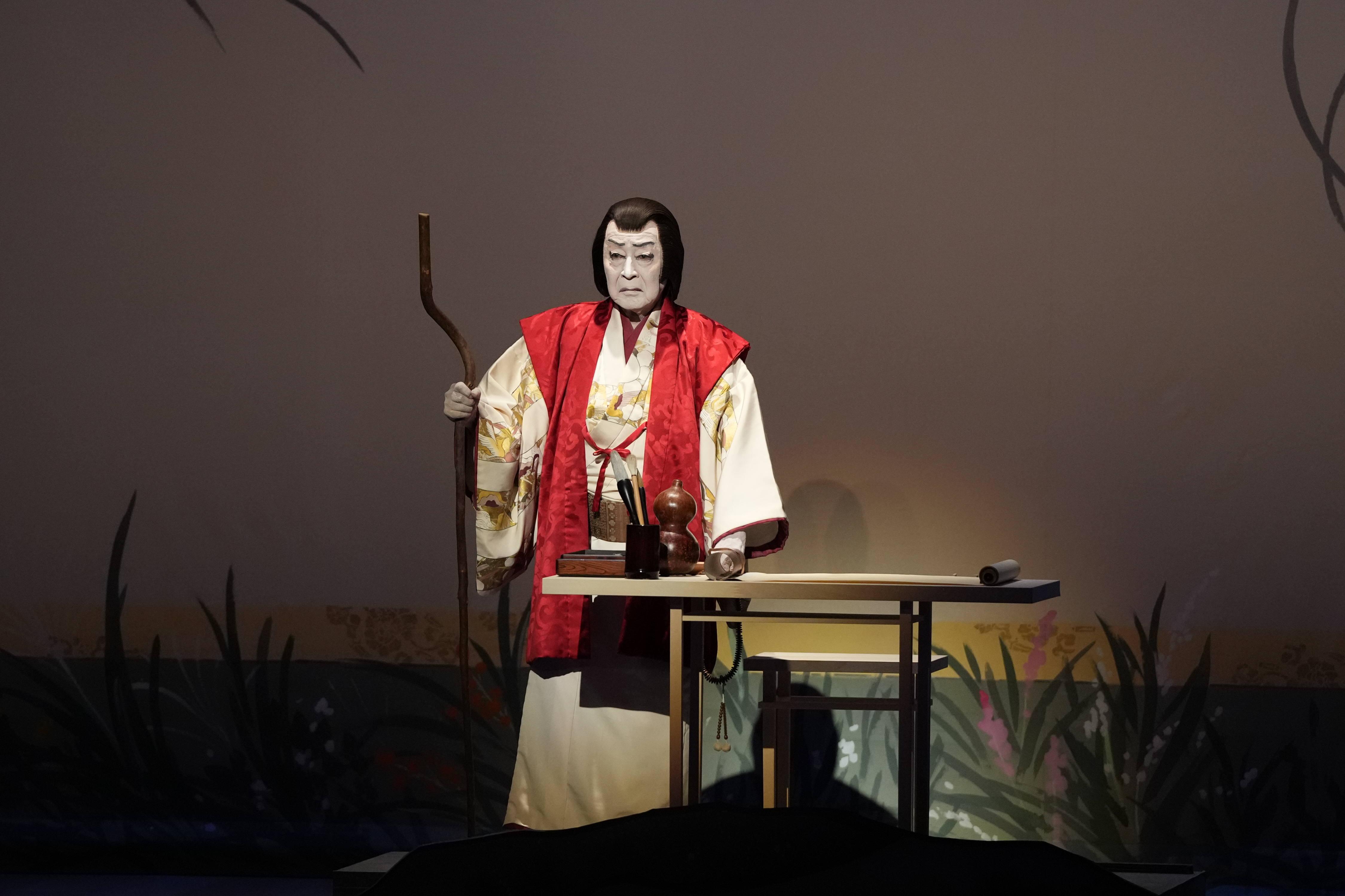 七代目尾上菊五郎、歌舞伎座昼の部「鳥獣戯画絵巻」で満席の観客