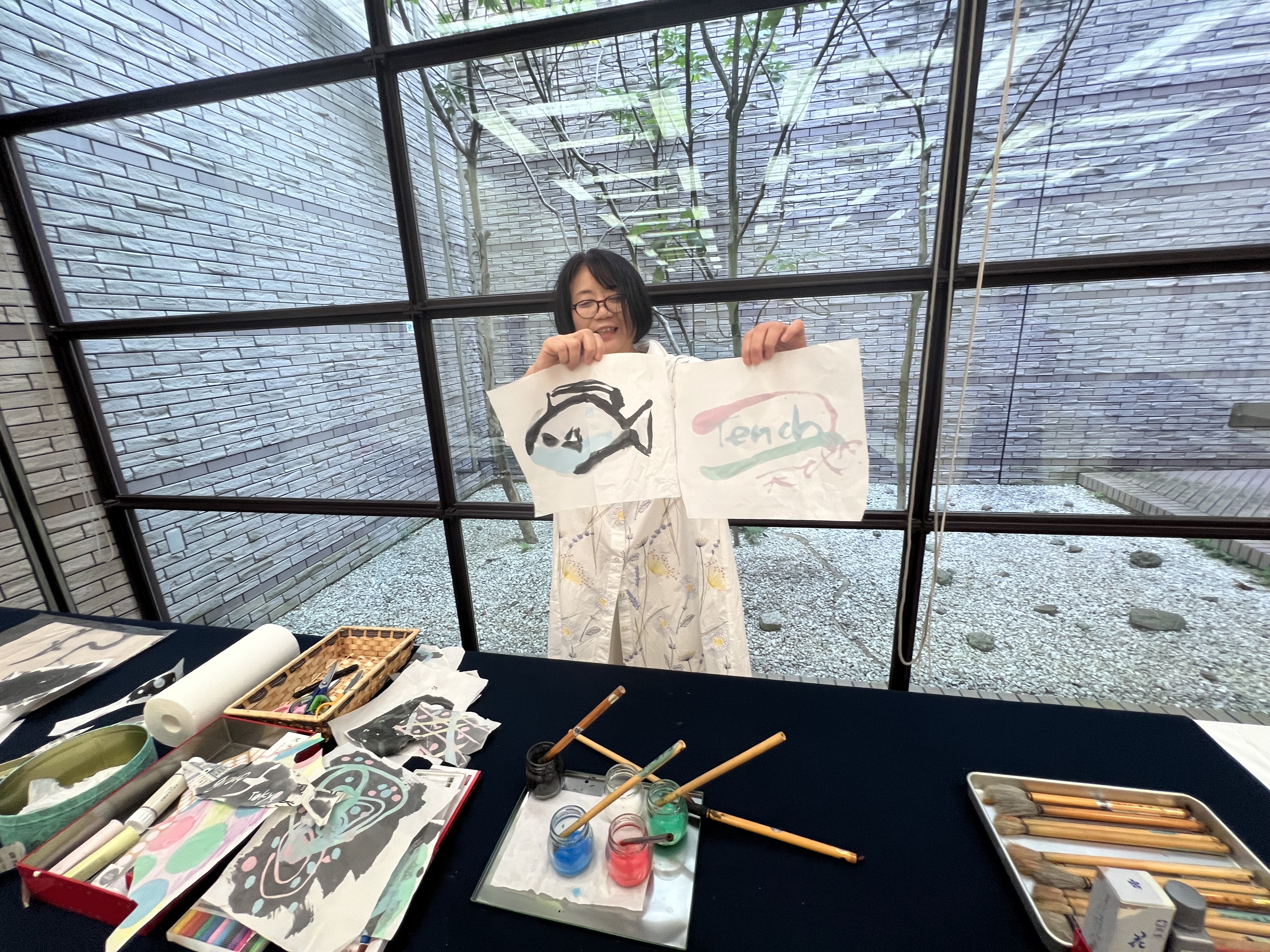 難解な前衛書道の見方を手ほどき 「groupf 2024展vol.7 東京」が人気