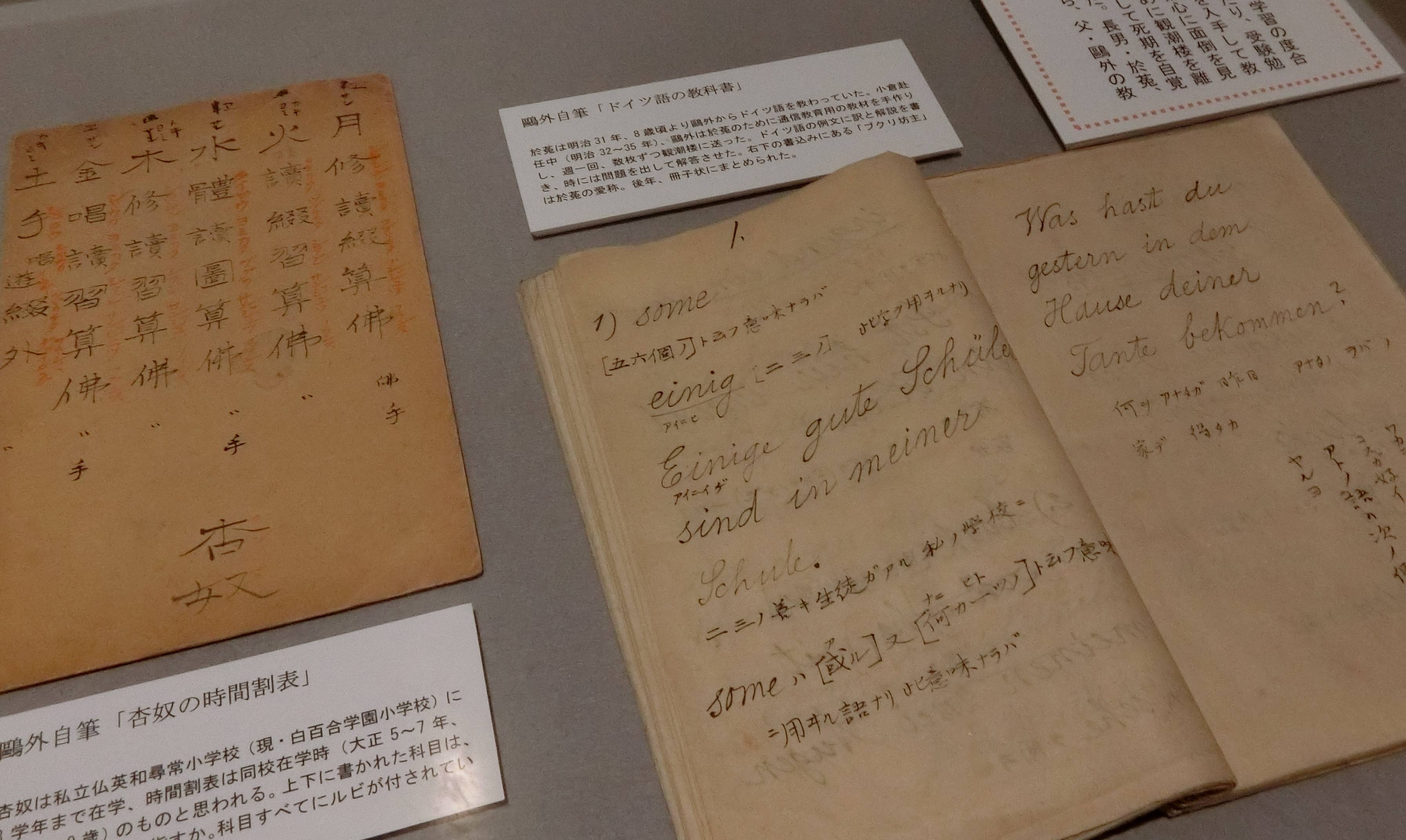 森鷗外の教師像に迫る 研究の「盲点」、記念館で特別展 学生の評判も