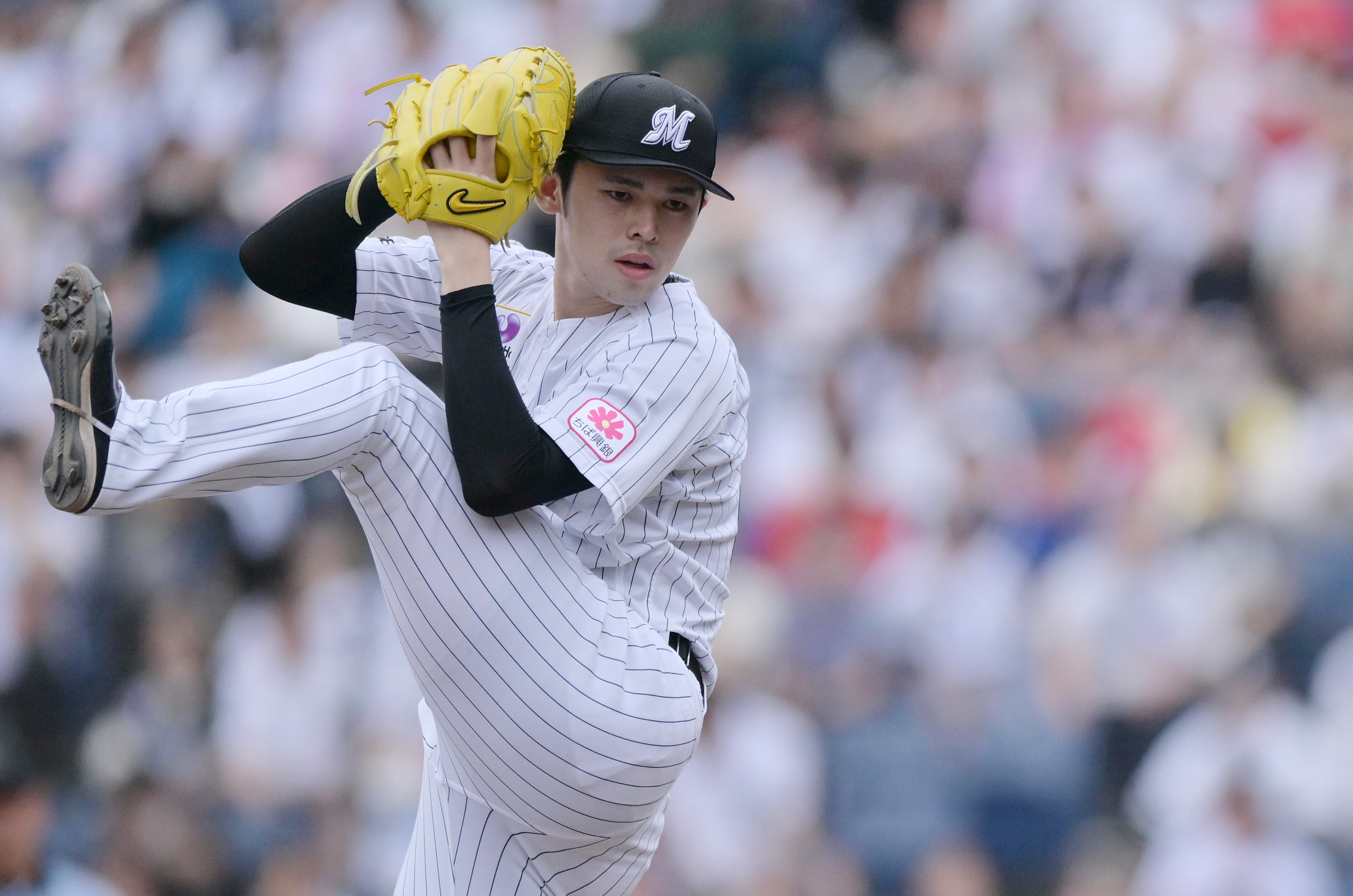 ロッテ・佐々木朗希、自己記録に並んだ日本選手最速165キロ！7回