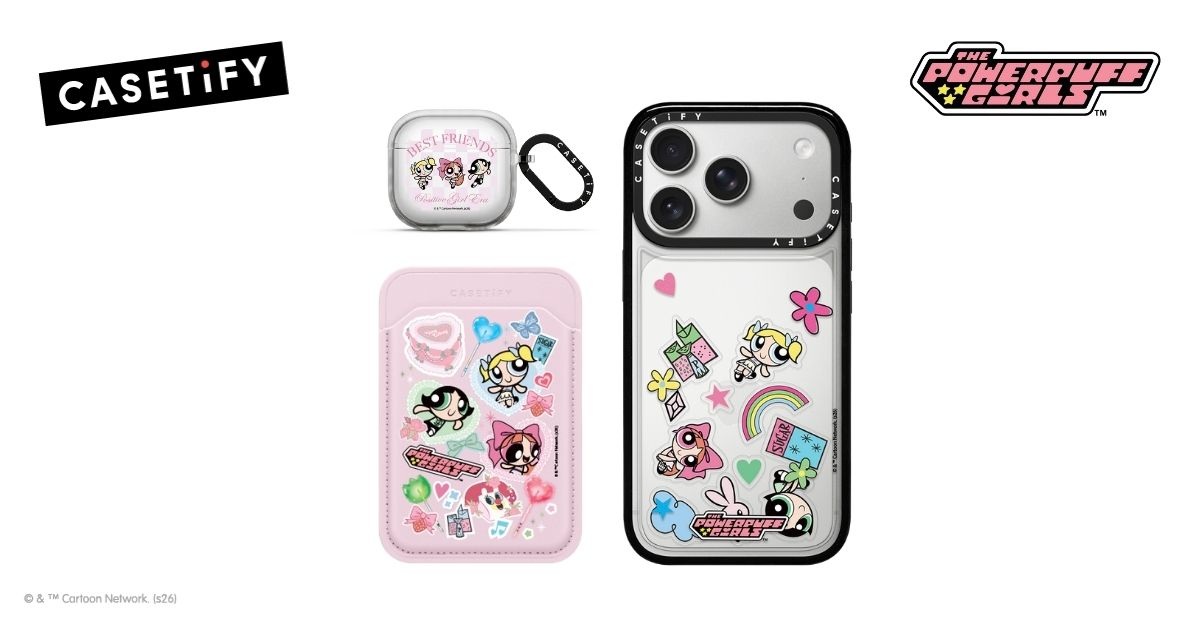 パワーパフガールズがCASETiFYとコラボ 彩りと懐かしさを添える
