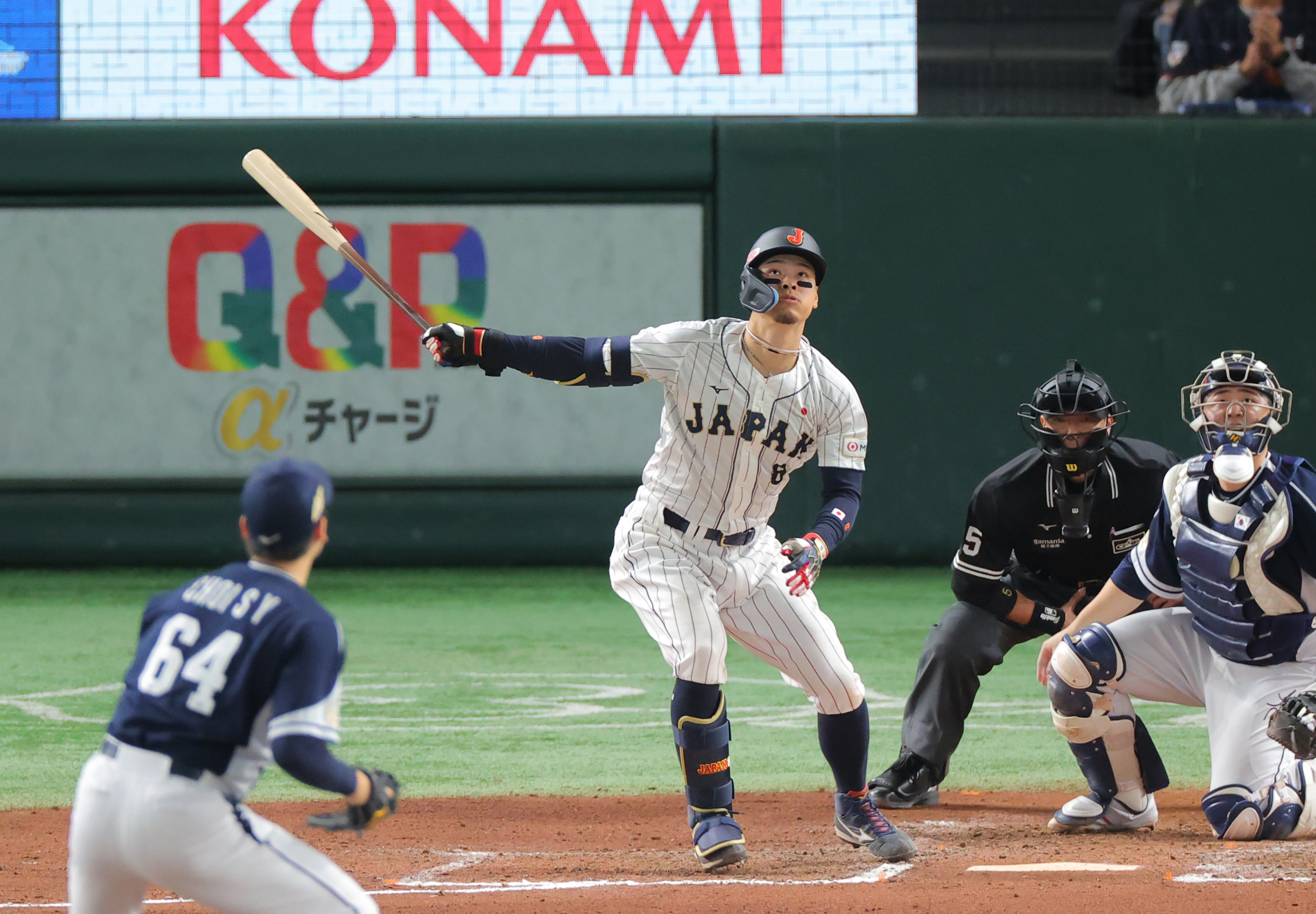 侍ジャパン、佐藤輝明の犠飛で同点 今大会初打点 - サンスポ