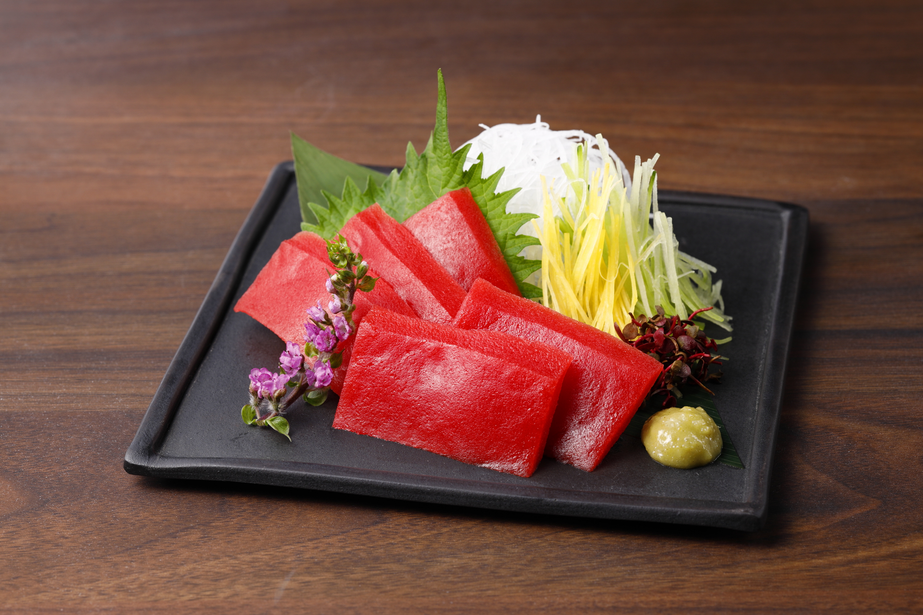 植物由来〝マグロの刺し身〟お味は？ 日本ハム、4月に代替魚肉