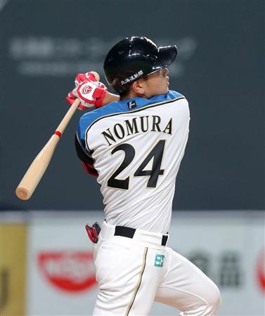 日本ハム・野村、プロ1号＆サヨナラ打 高校通算58発の2年目大砲が