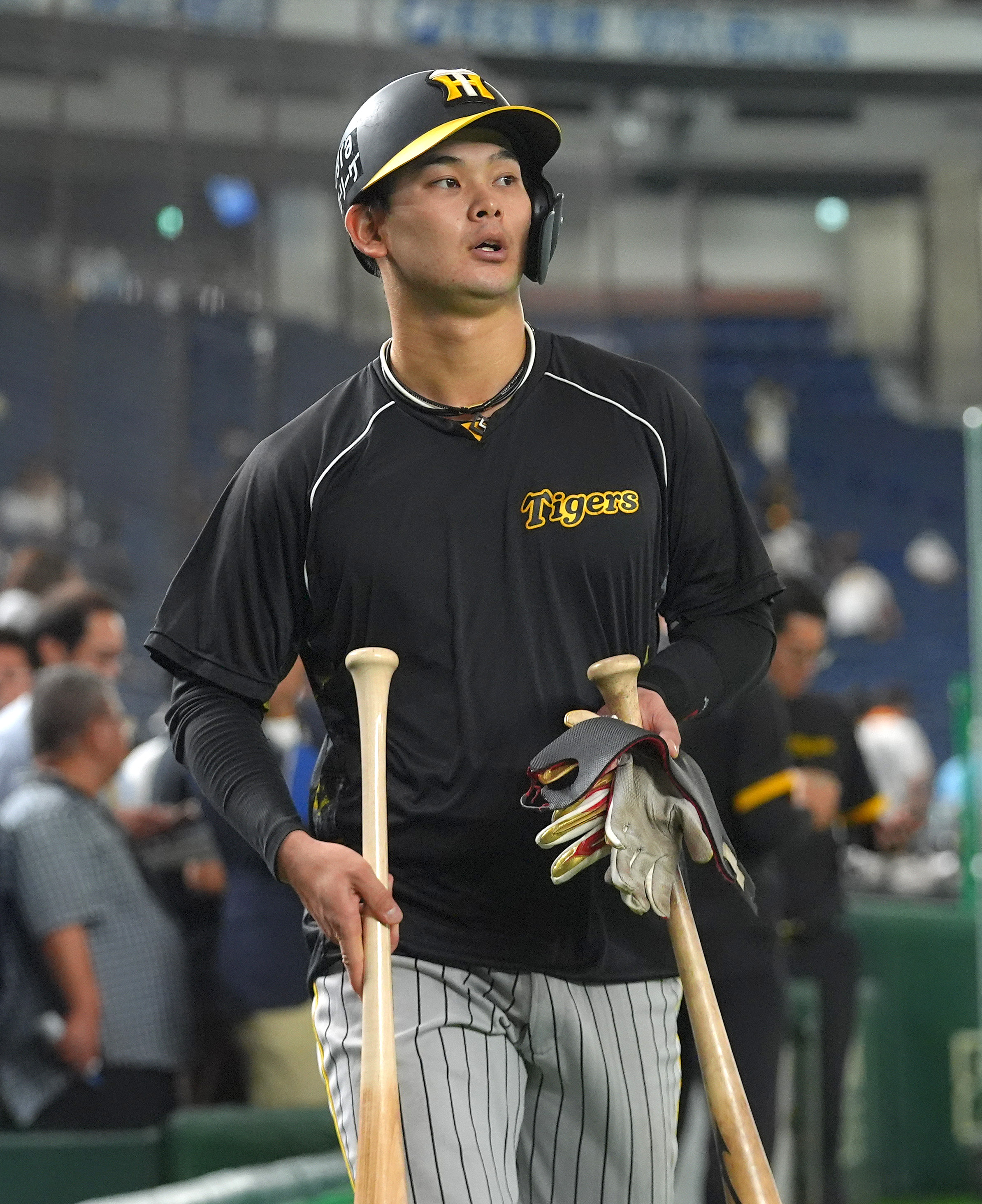 阪神・野口恭佑、誕生日で初1番 虎党からバースデーソングの