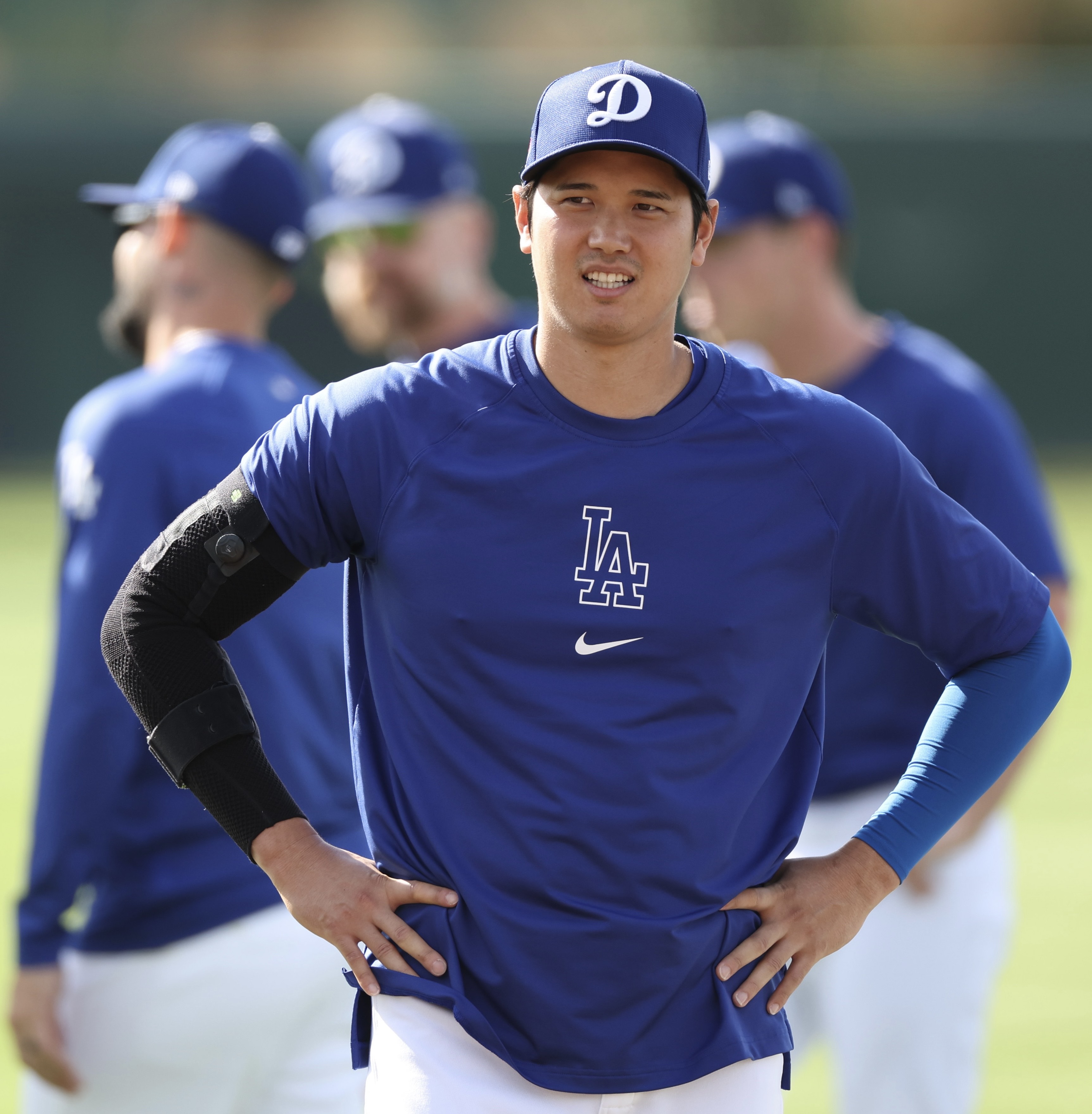 大谷翔平　ドジャース移籍後初登板試合　来場者限定　ボブルヘッド　ブレイクスネル 大谷翔平 ドジャース移籍後初登板試合 来場者限定 ボブルヘッド