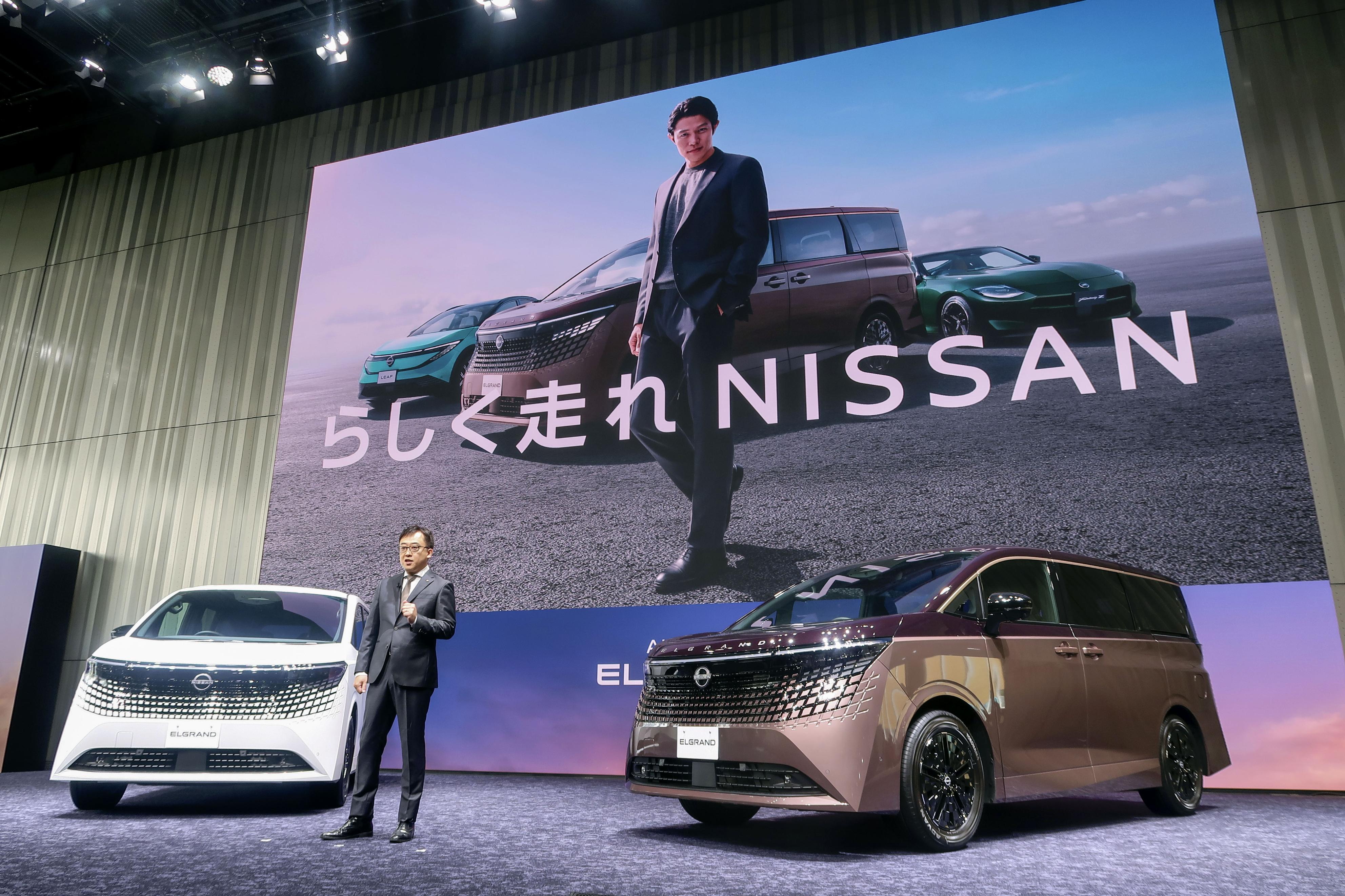 日産、全面改良の「エルグランド」発売 689万円から、ミニバン市場で