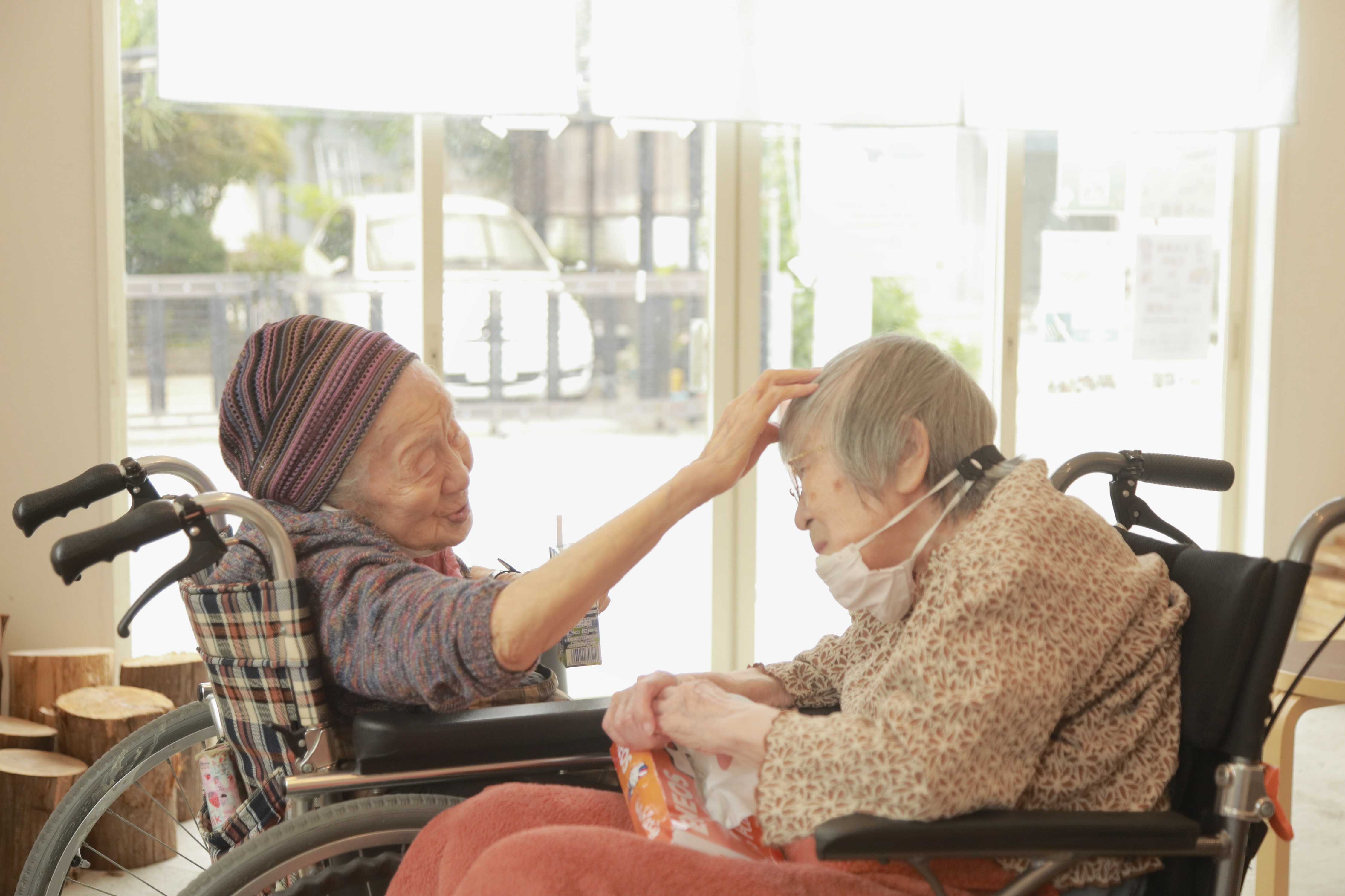 光溢れる瞬間」コロナ明けに再会の姉妹を撮影 「ろうごの日」フォト 