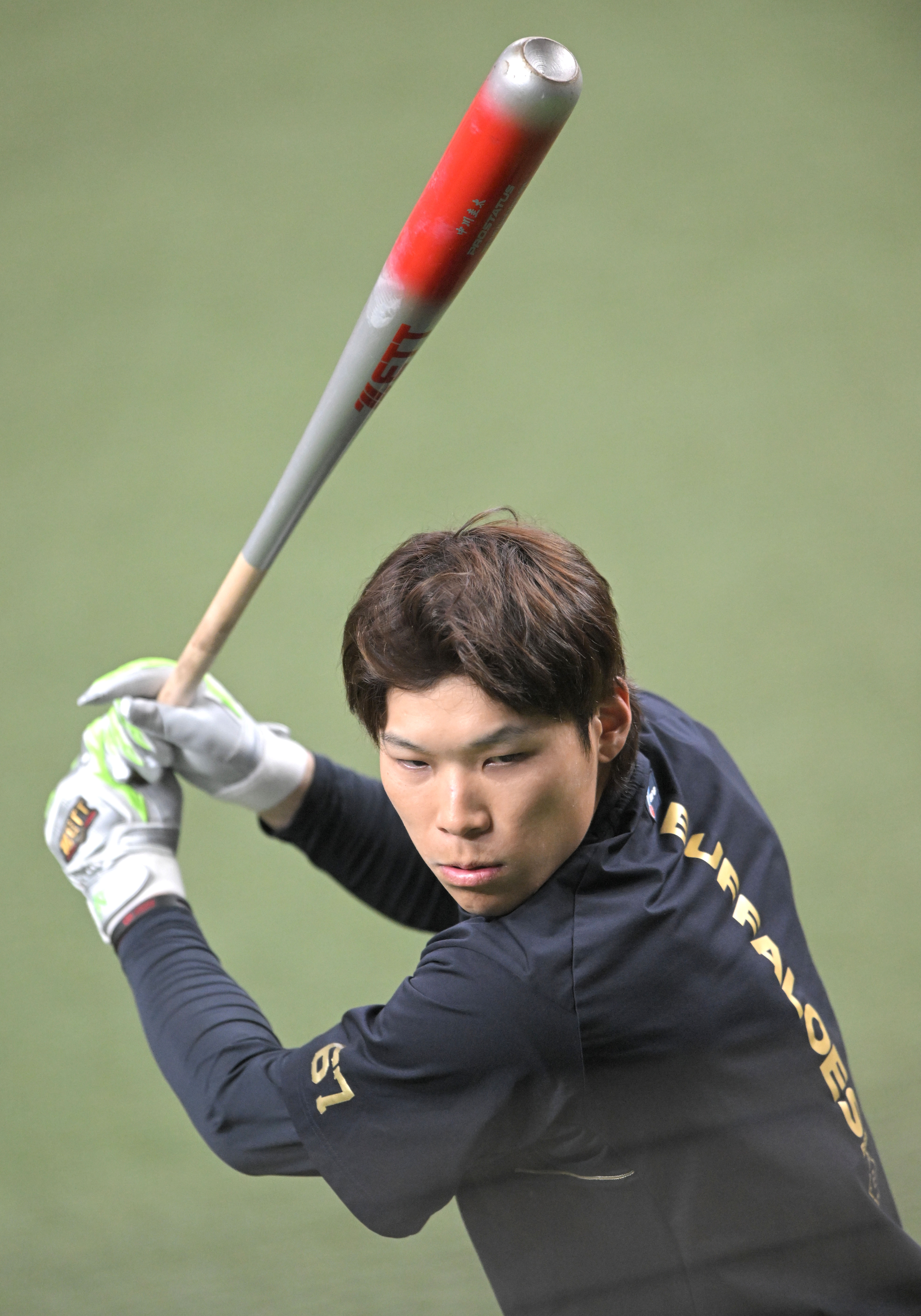 木製バット オリックス 中川圭太選手