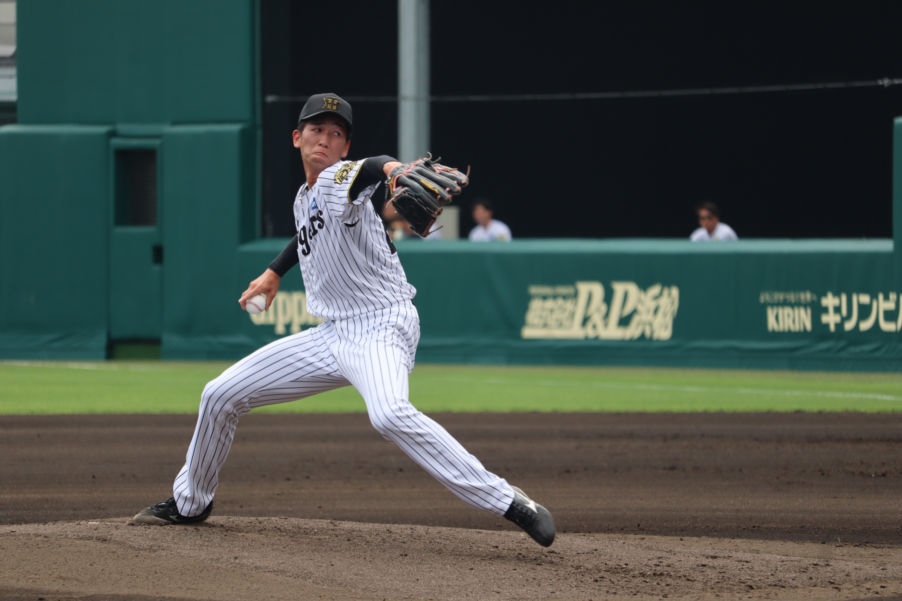 阪神D2位・今朝丸裕喜、ウエスタン広島戦でプロ入り最長5回1/3を