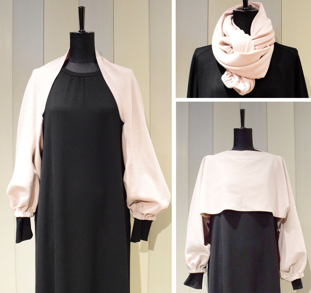 あると便利 羽織ってかぶって…3変化するマフラー ～大人流素敵の