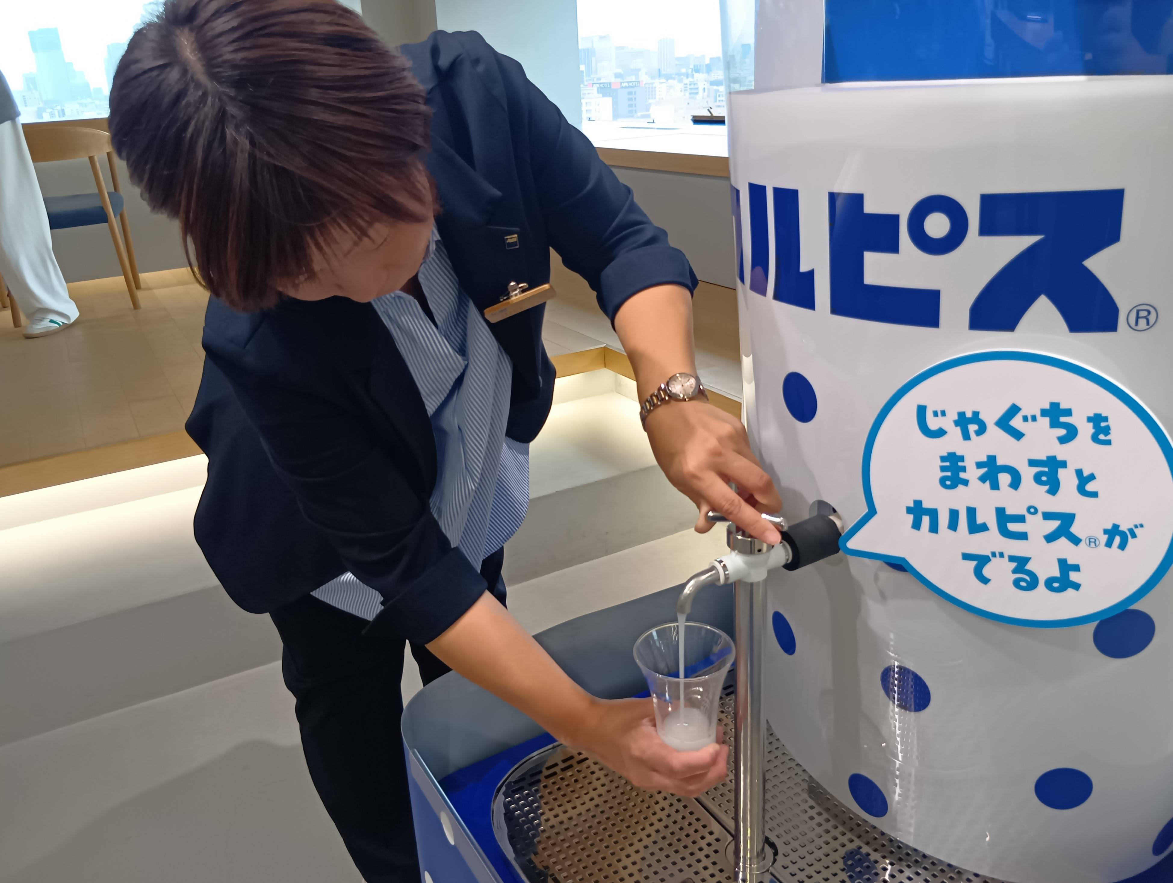 蛇口をひねるとカルピスが…その名も「カルピスじゃぐち」、7月から 