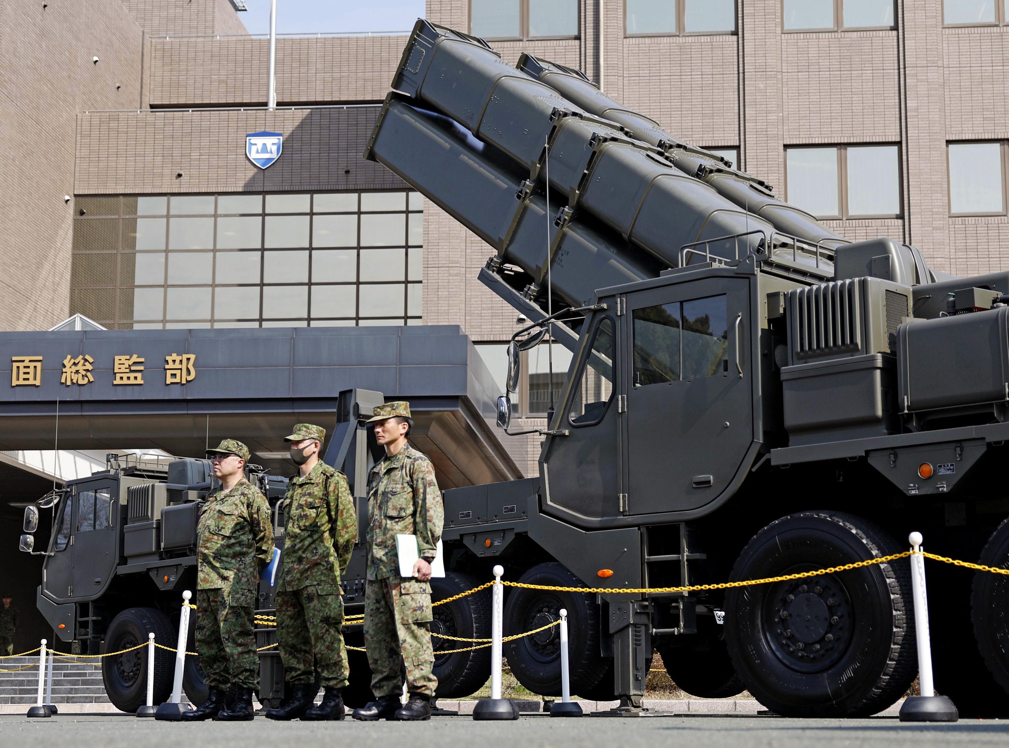 長射程ミサイルを31日に国内初配備 熊本・健軍駐屯地 中国の沿岸部や北