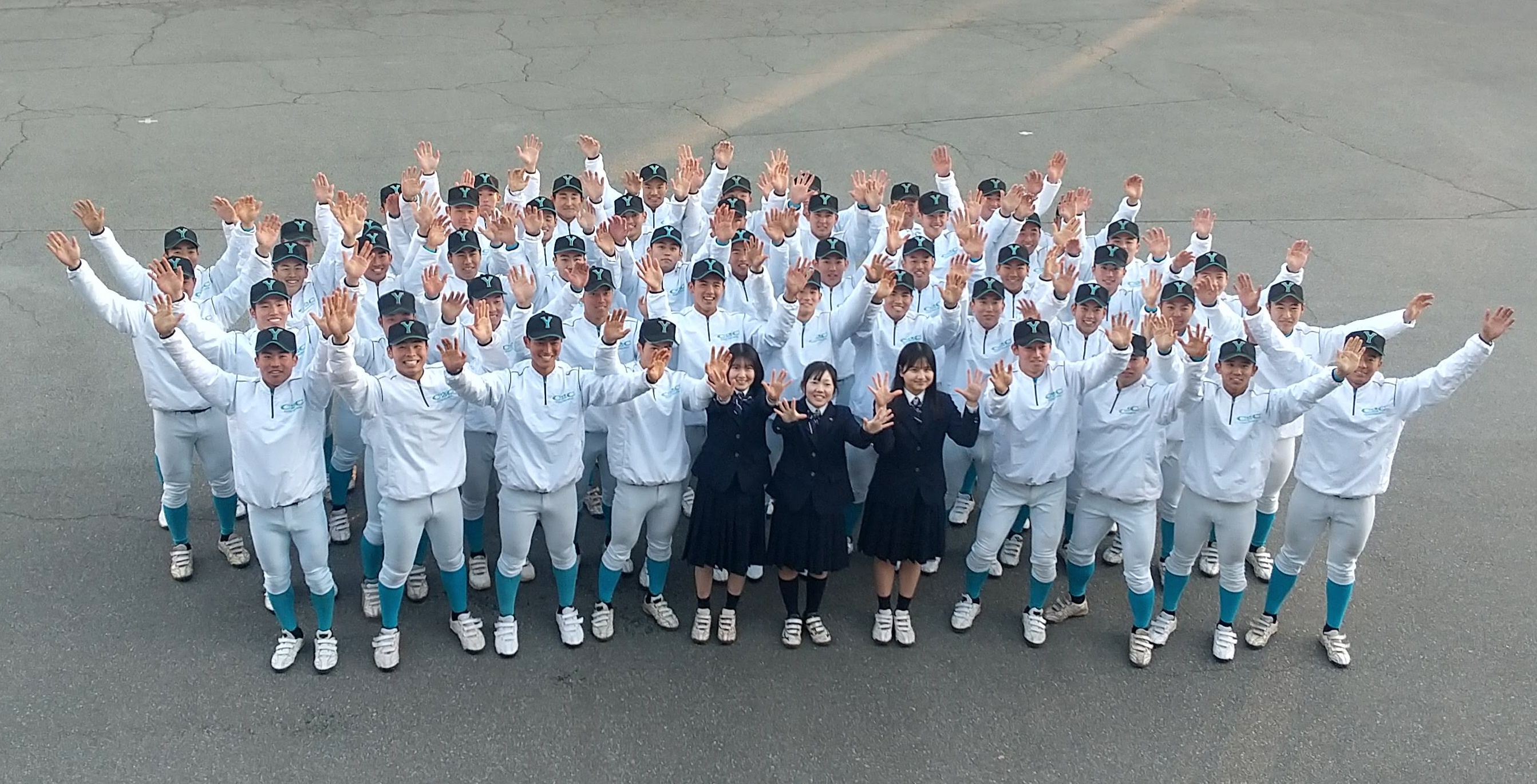 前回V山梨学院、スローガンは今年も「俺たちはチャレンジャー」 選抜