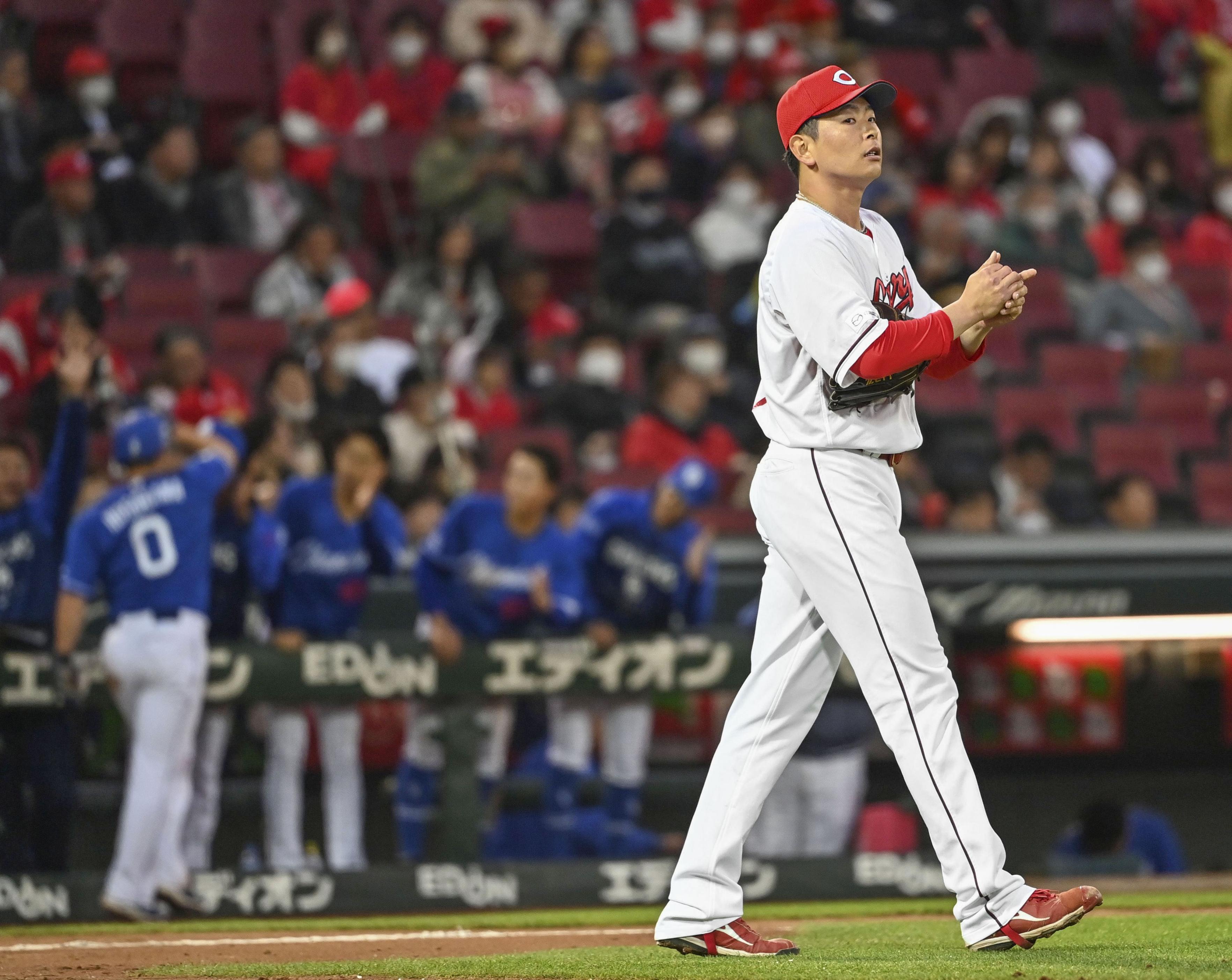 広島・大瀬良、４回を３失点