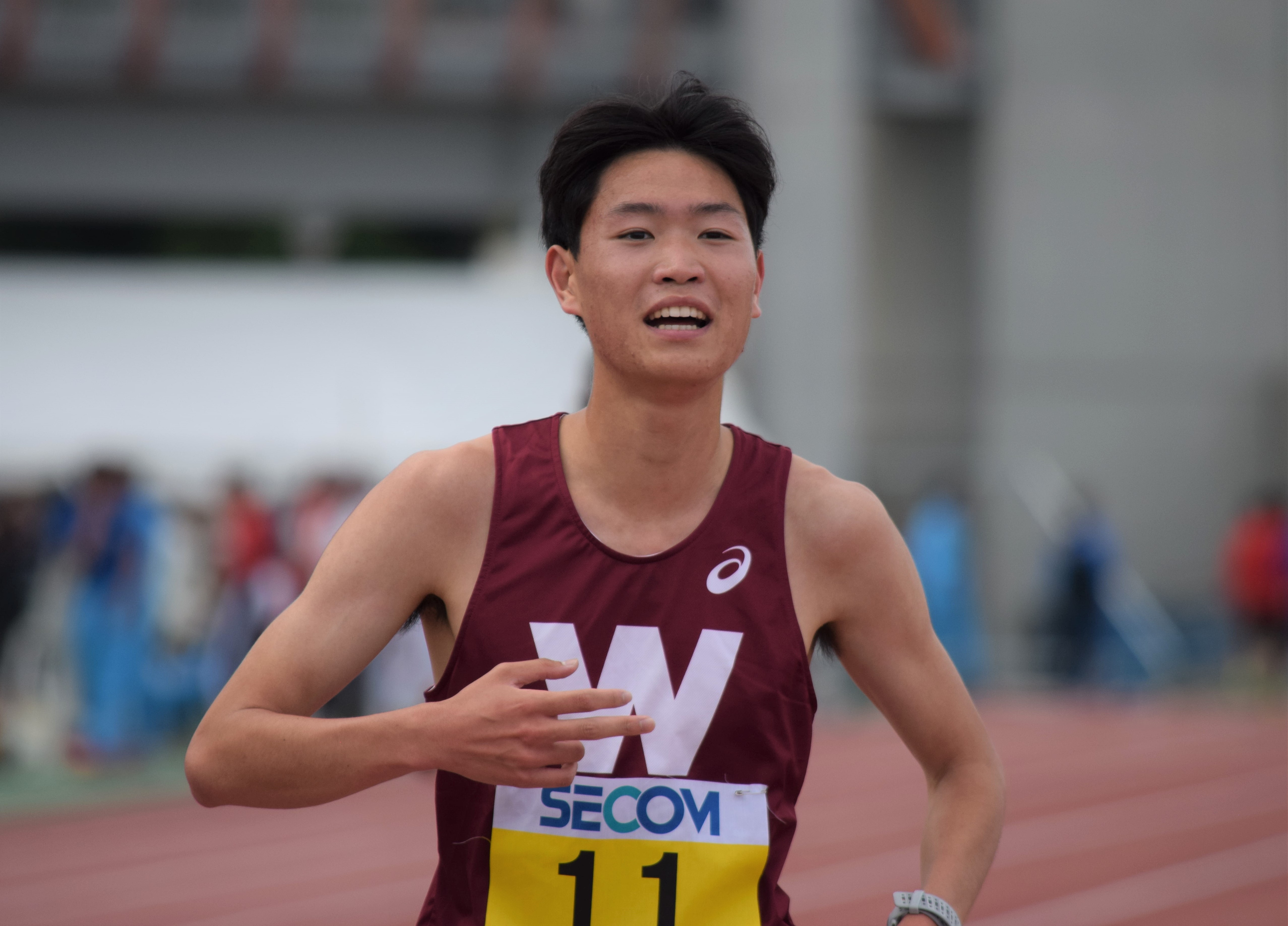 早大のスーパールーキー、鈴木琉胤が13分32秒34で日本人トップ 花田