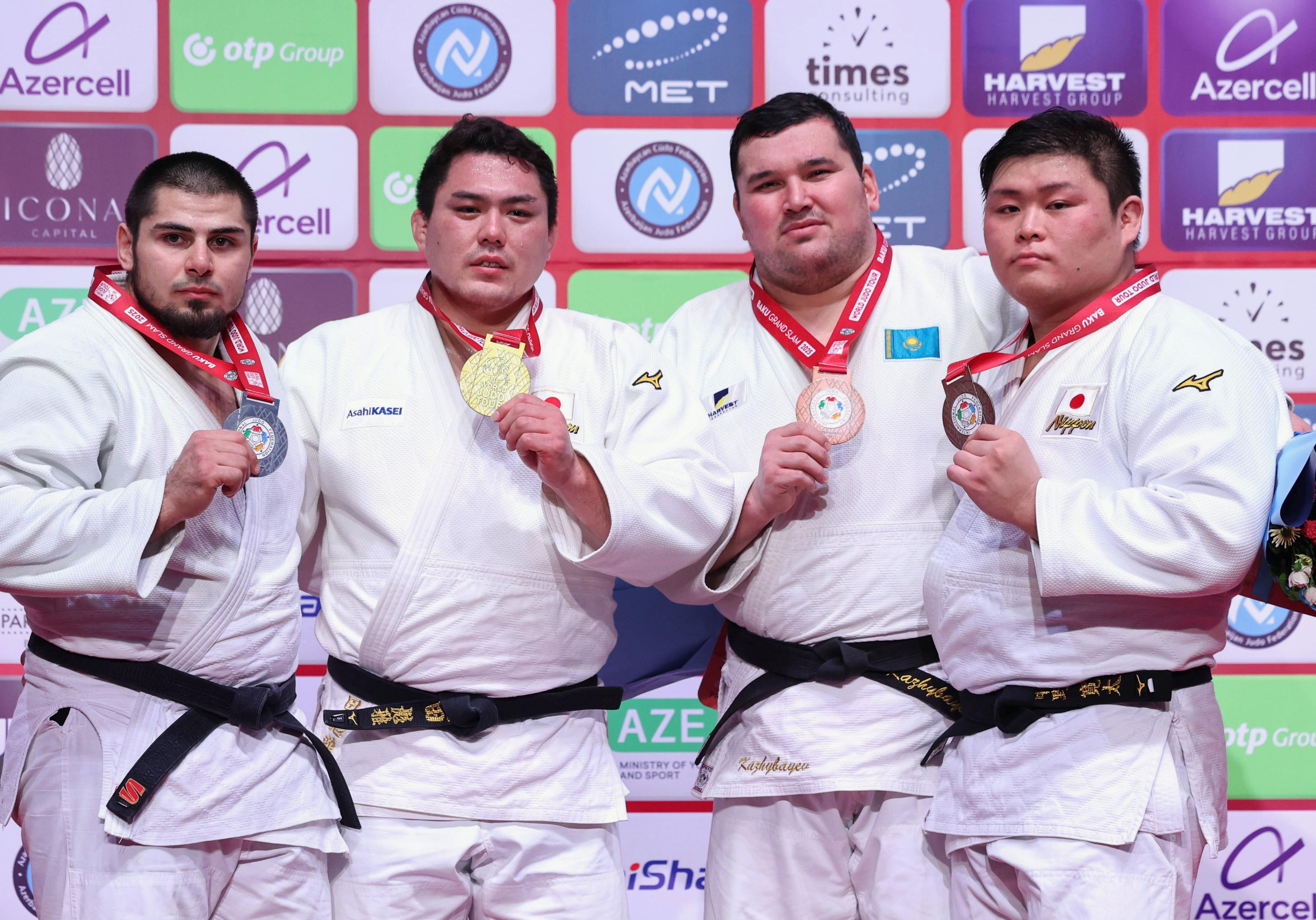 パリ五輪銀メダルの村尾三四郎が頂点、新井道大と太田彪雅も