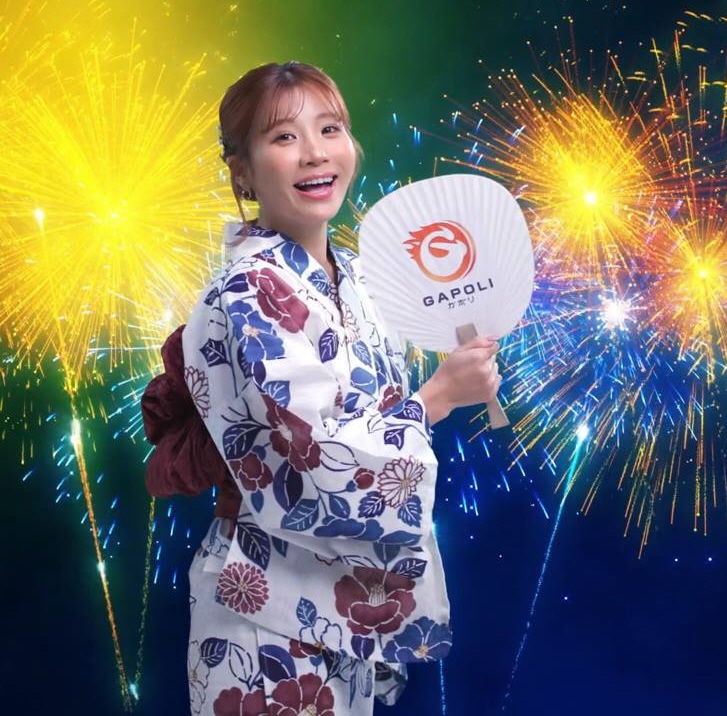 葉月あや、オンラインゲームセンター「GAPOLI」のテレビCMに