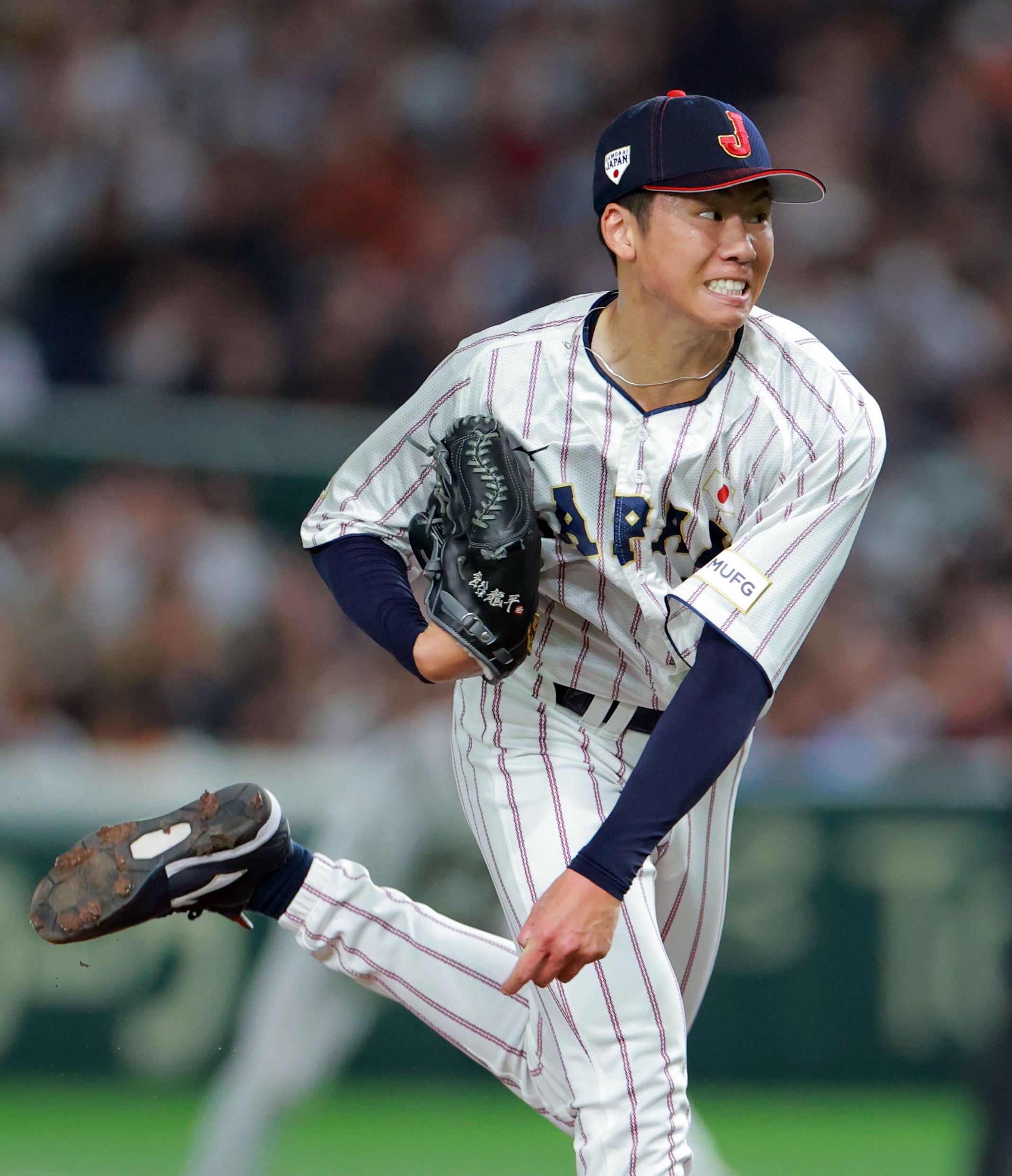 侍ジャパン先発の曽谷龍平、3回をパーフェクト投球「歴史ある日韓戦