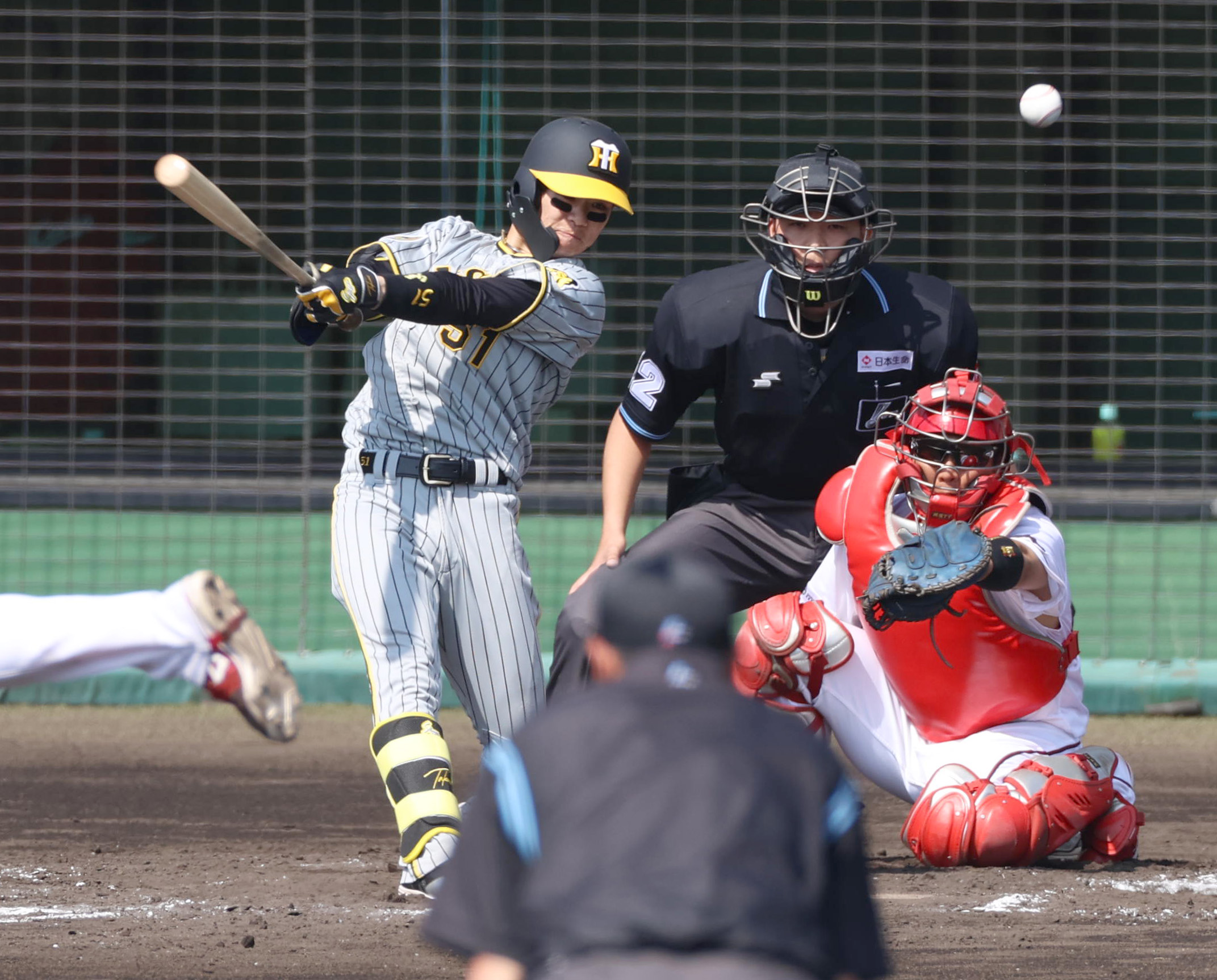 阪神・中野拓夢、手応え十分の３安打 新選手会長は逆方向の猛打