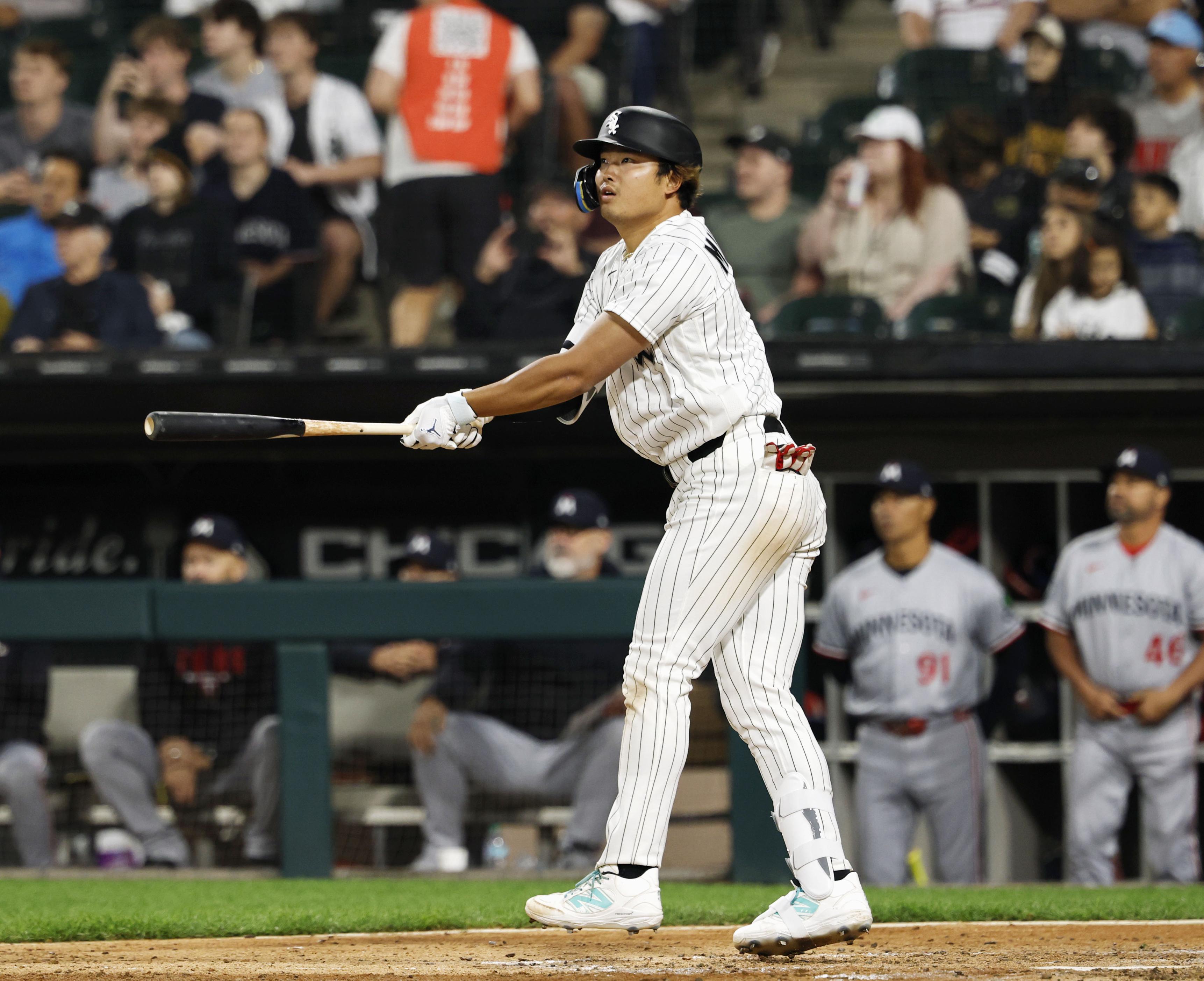 村上宗隆　WBC JAPAN メジャー　ホワイトソックス　大谷翔平　缶バッチ ホワイトソックスの村上宗隆がメジャー1年目20号 大谷翔平に続き日本
