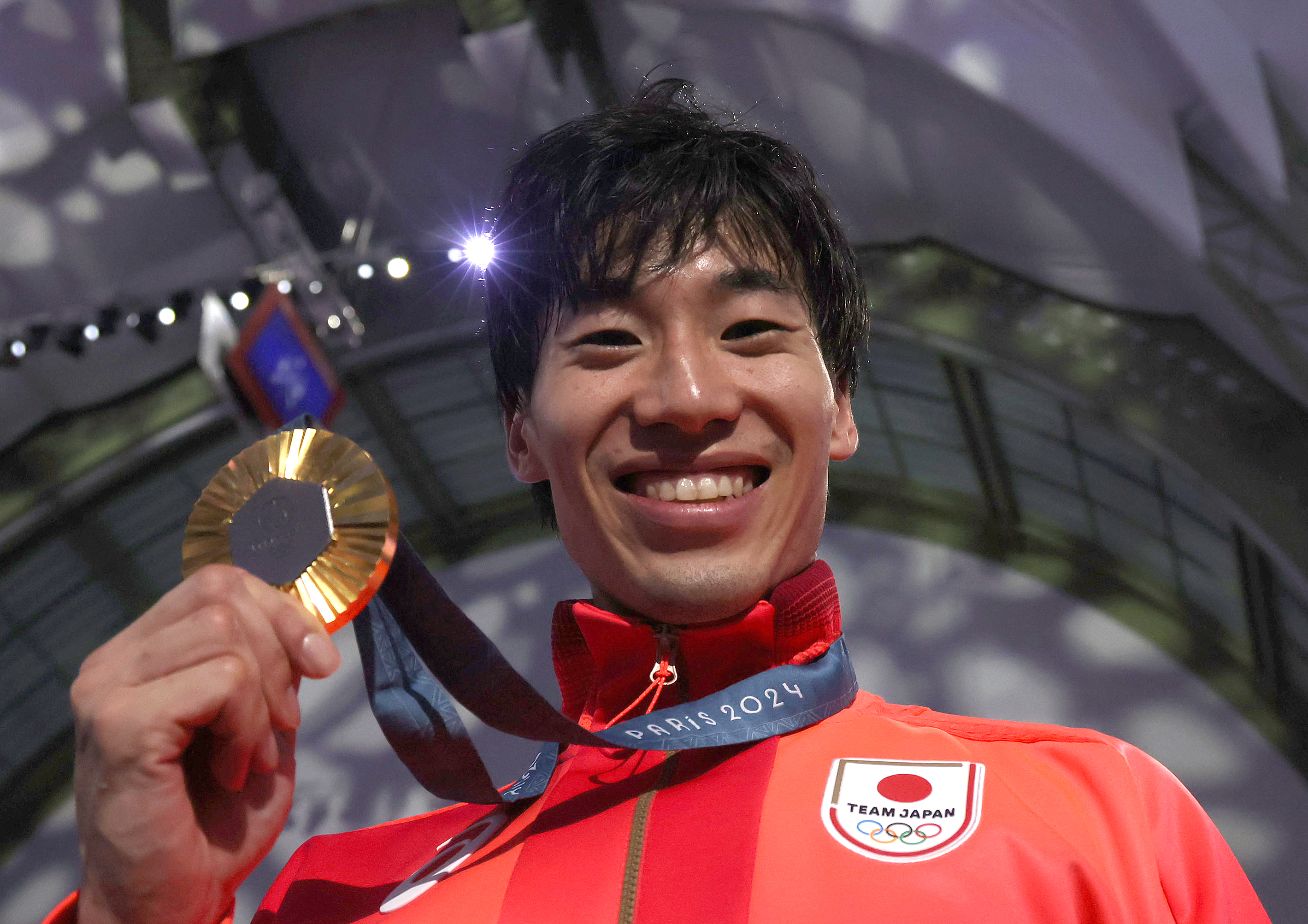 金メダルの加納虹輝「信じられない」パリ五輪フェンシング男子エペ個人