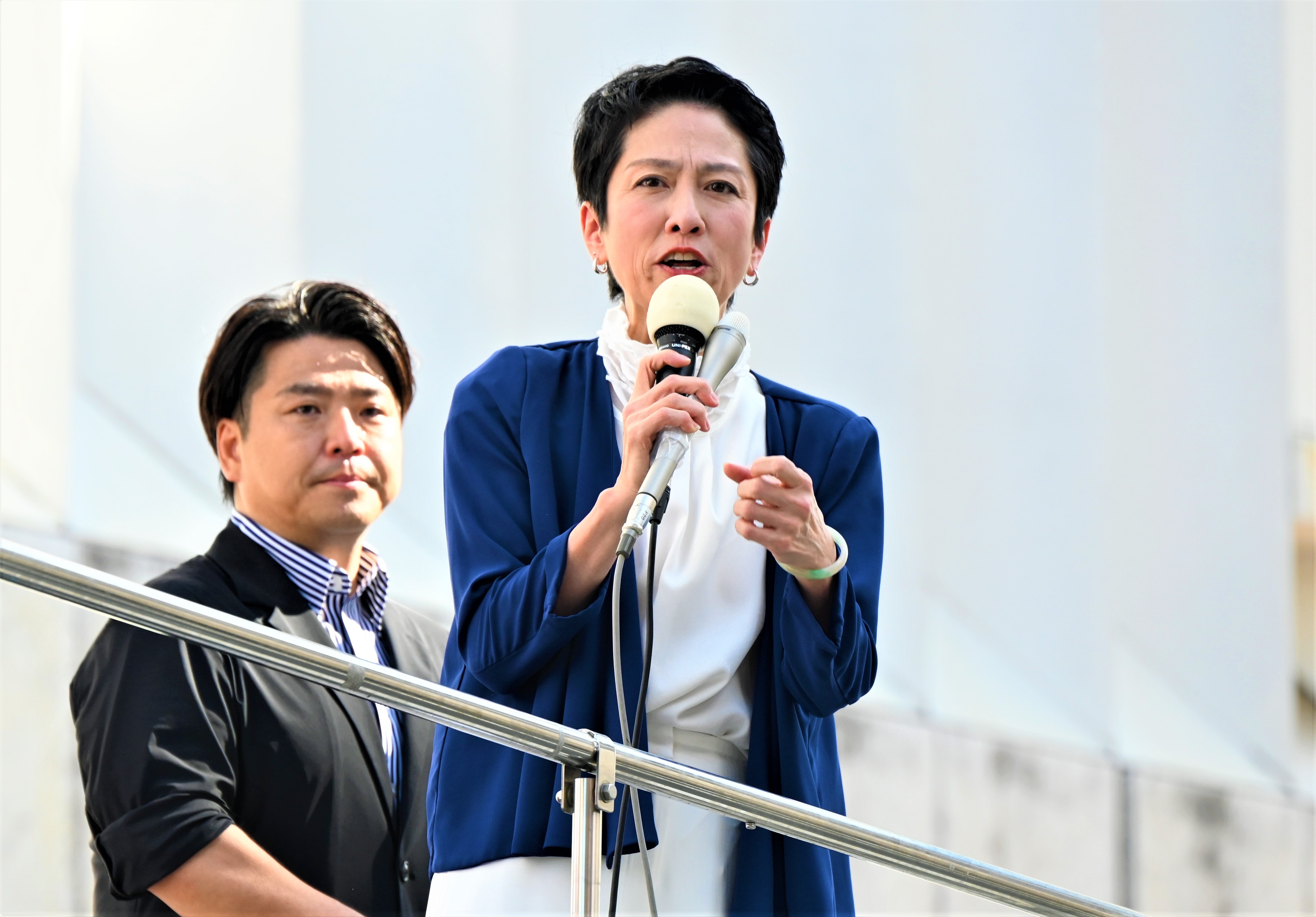 蓮舫氏、18日に都知事選公約発表へ 事前運動指摘の枝野氏は「表現に