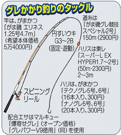 寒グレ バッチリ攻略１７匹 磯釣りタックルで狙う かかり釣り おもろいで 関西フィッシング 1 4ページ サンスポ