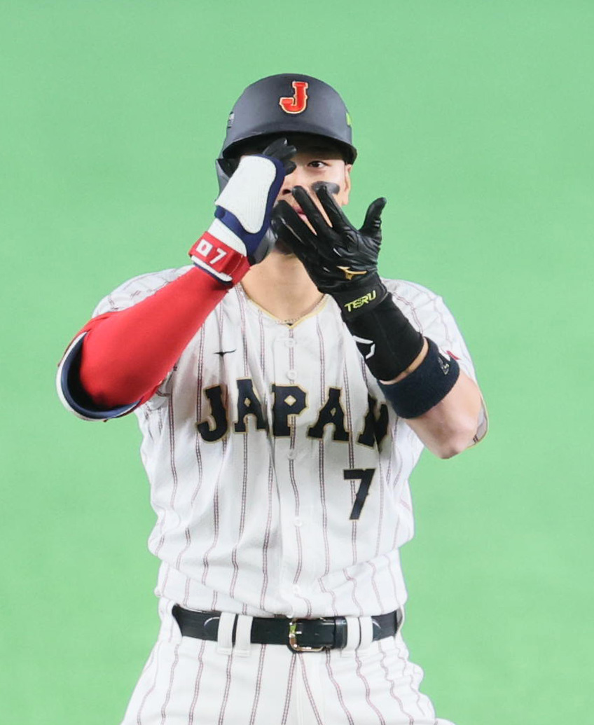 WBC侍ジャパン佐藤輝明、初安打＆初打点！不慣れな代打で見せた“4番の