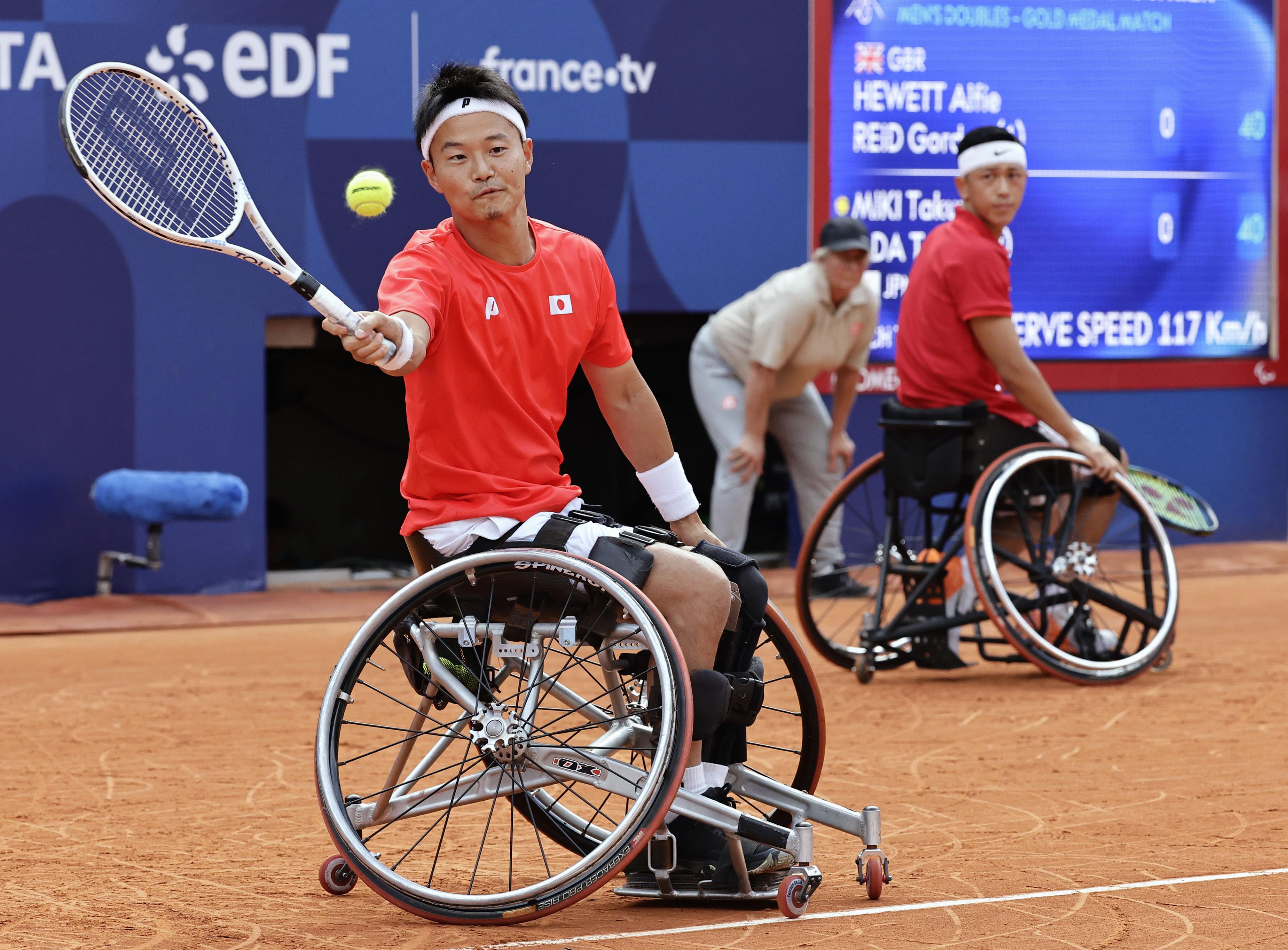 車いすテニス男子ダブルスの小田凱人、三木拓也組は銀メダル パリ・パラリンピック - 産経ニュース