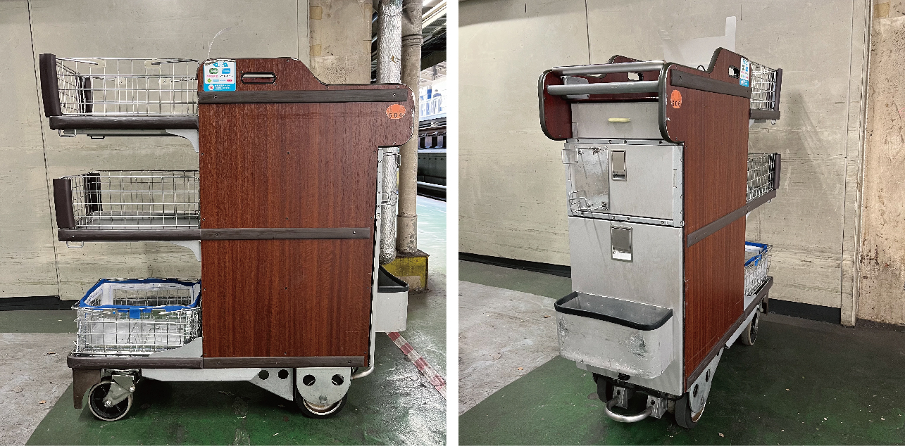 東海道新幹線 車内販売ワゴン 実使用品 限定50台販売 鉄道グッズ コレクター向 車内販売終了でワゴンを抽選販売、50台限定で10万円 「鉄道マニアが