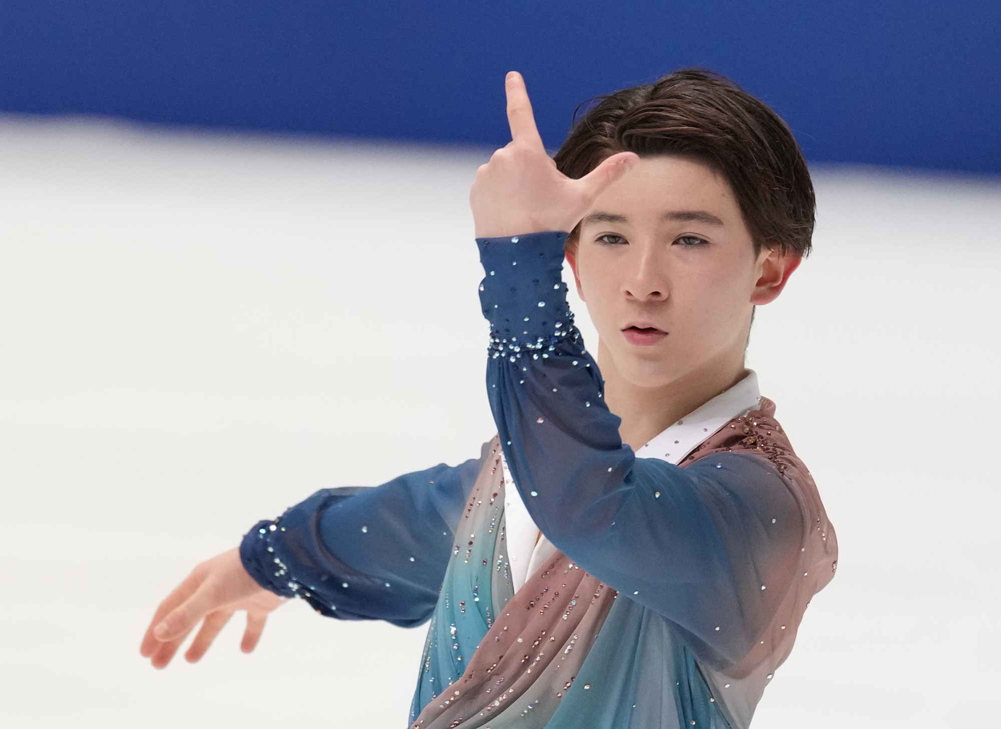 16歳の中田璃士が2位 ジュニア世代の表彰台は2019年大会3位の鍵山以来