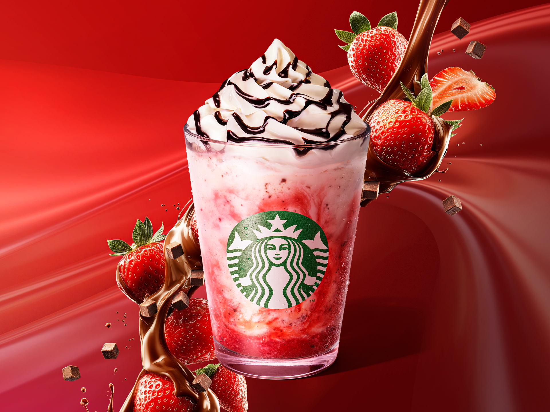 スタバ新作は「イチゴ」のミルクとフラペチーノ2種！ 5月11日発売