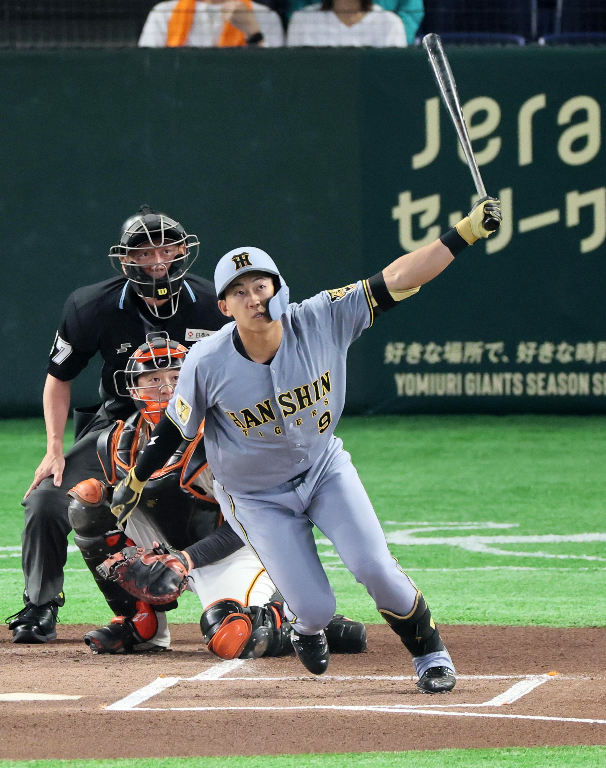阪神D1位・立石正広、猛打G倒ショー＆初打点 「積極的に」1番初抜てき
