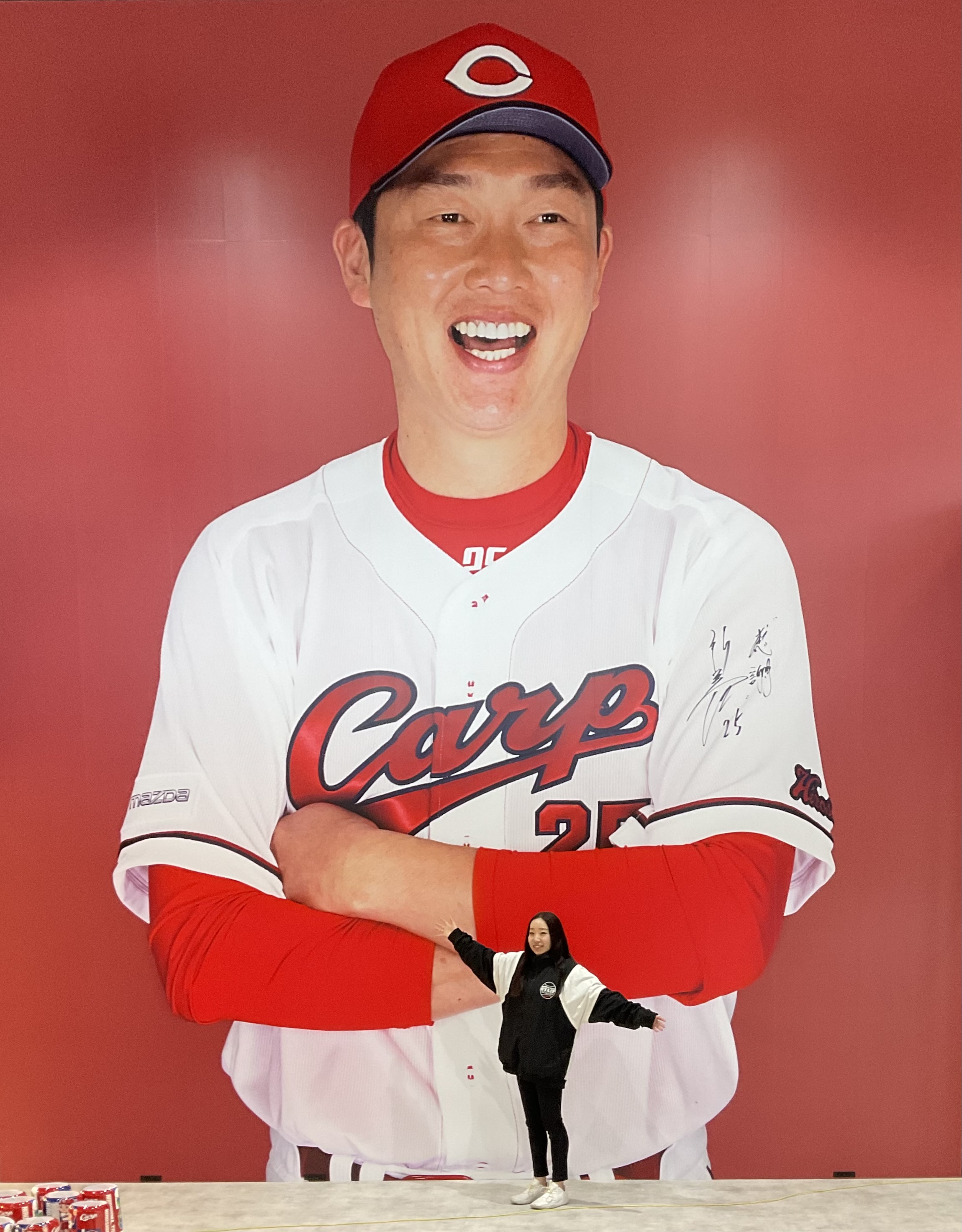 新井貴浩選手　1000打点　記念パネル 新井貴浩選手 1000打点 記念パネル 新井貴浩選手 1000打点 記念パネル